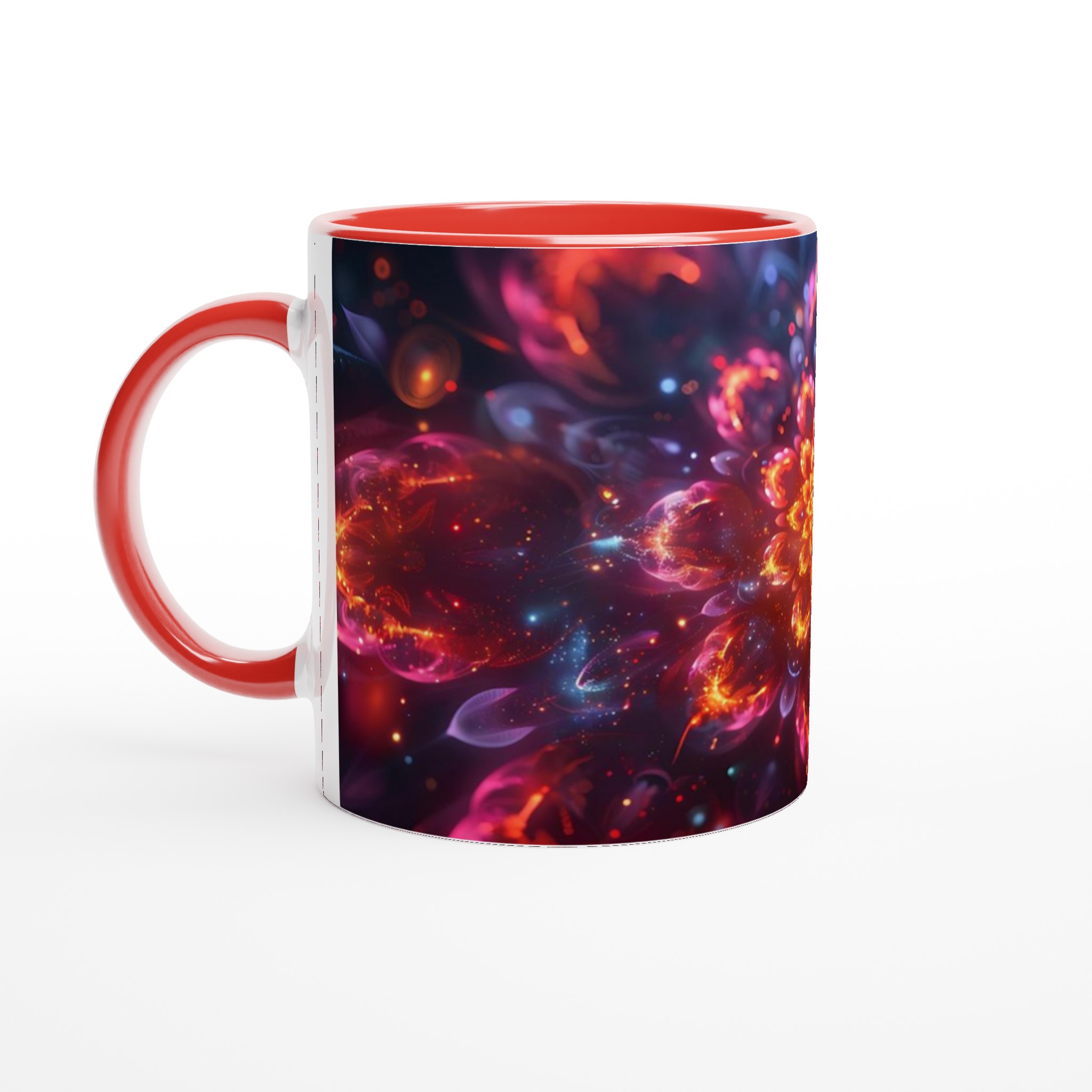 Kosmisk Blomsterdröm: 11oz Keramikmugg i Åtta Levande Färger – Diskmaskin- och Mikrovågsugnssäker 5 d63d4a93-4e61-4b3c-9358-24c407da2603