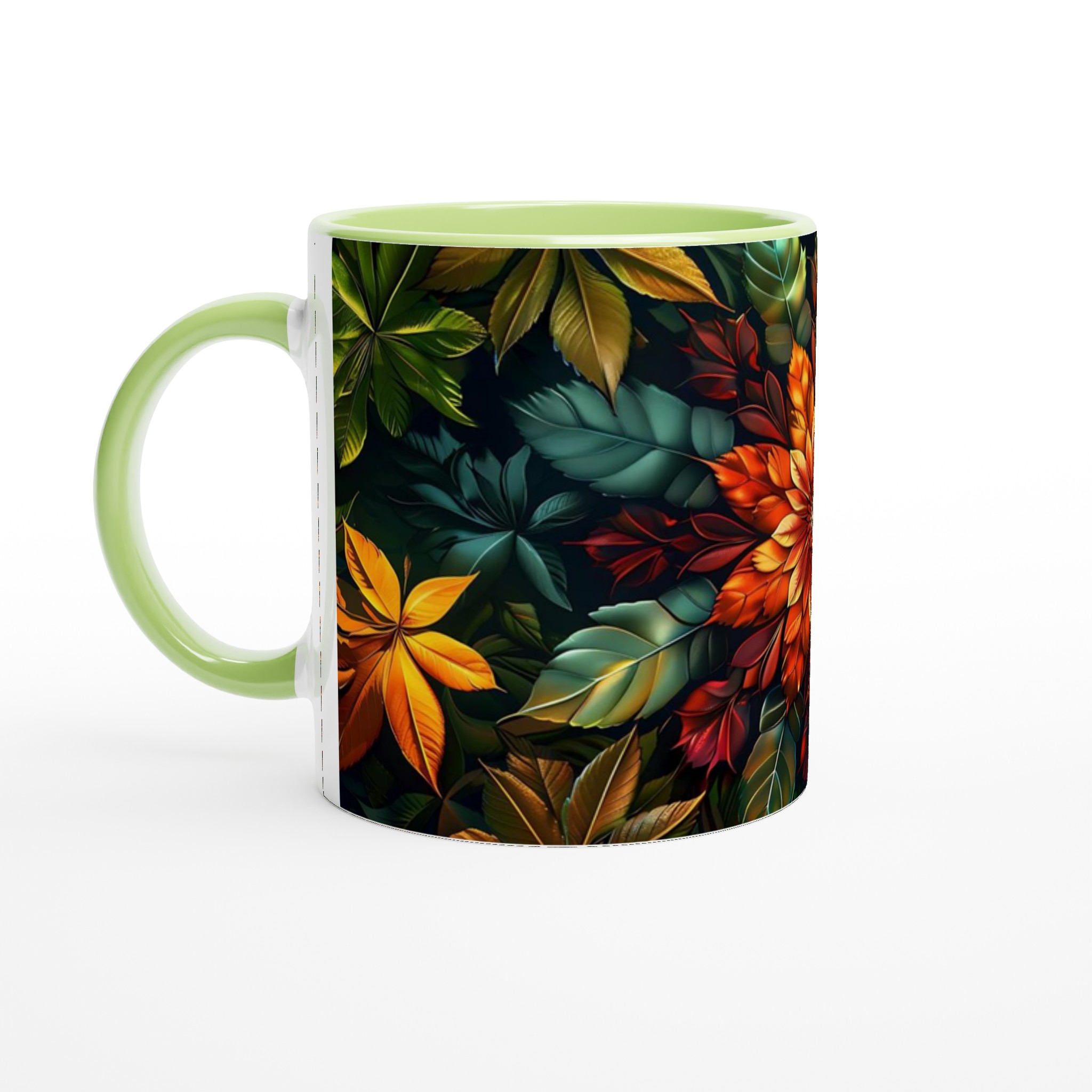 Tropisk Blomma Keramikmugg - Lyxig Design & Hållbar Kvalitet i Ditt Val av Färg 7 d6c58748-456b-459b-a938-dfdb541067e0