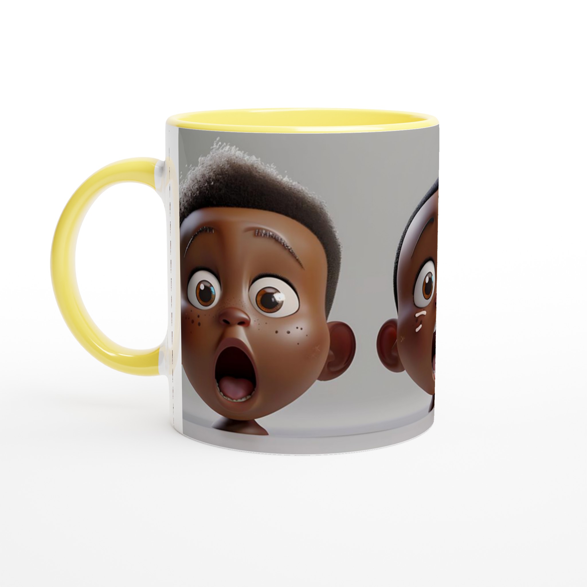 Förvånade Ansikten – Keramisk Mugg 11oz: Uttrycksfull Design för Kaffeälskare i Valfri Färg! 3 d6d471f1-92b3-45eb-85aa-70fa9db402f8