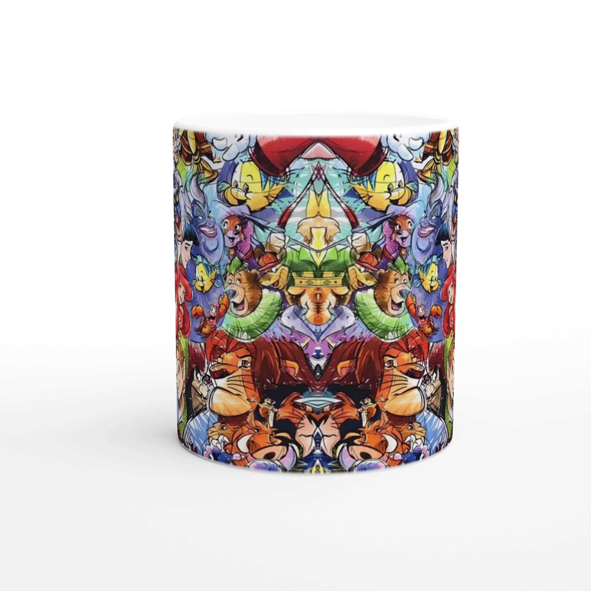 Vit 11oz keramisk mugg med färgstark, ikonisk Disney-karaktärsgalaxi – välj din perfekta färg! 8 d71ee407-2fec-4167-a5c1-53b7309de2be