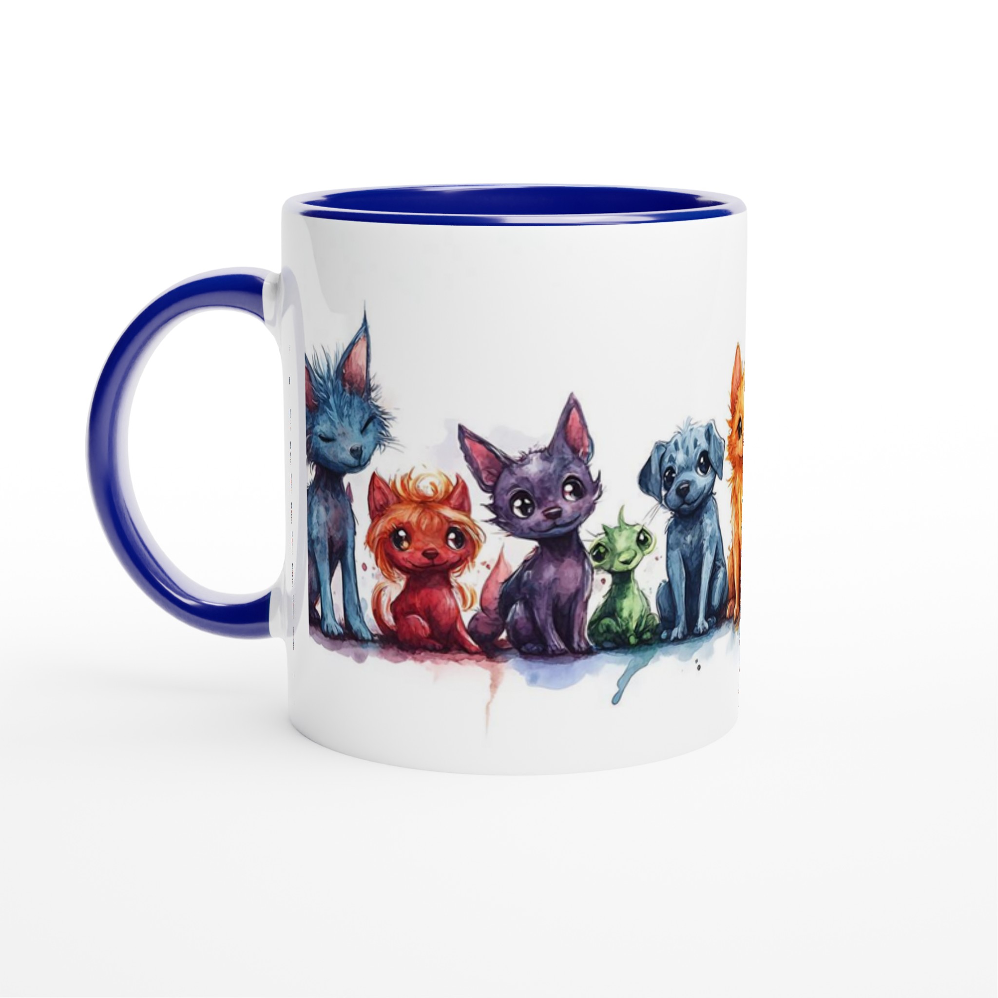 Söta Halloween Vänner 11oz Keramisk Mugg – Färgglada Monstervalpar & Pumpa Design 2 d751d6ef-d7e1-4828-84e9-b11890b0901f