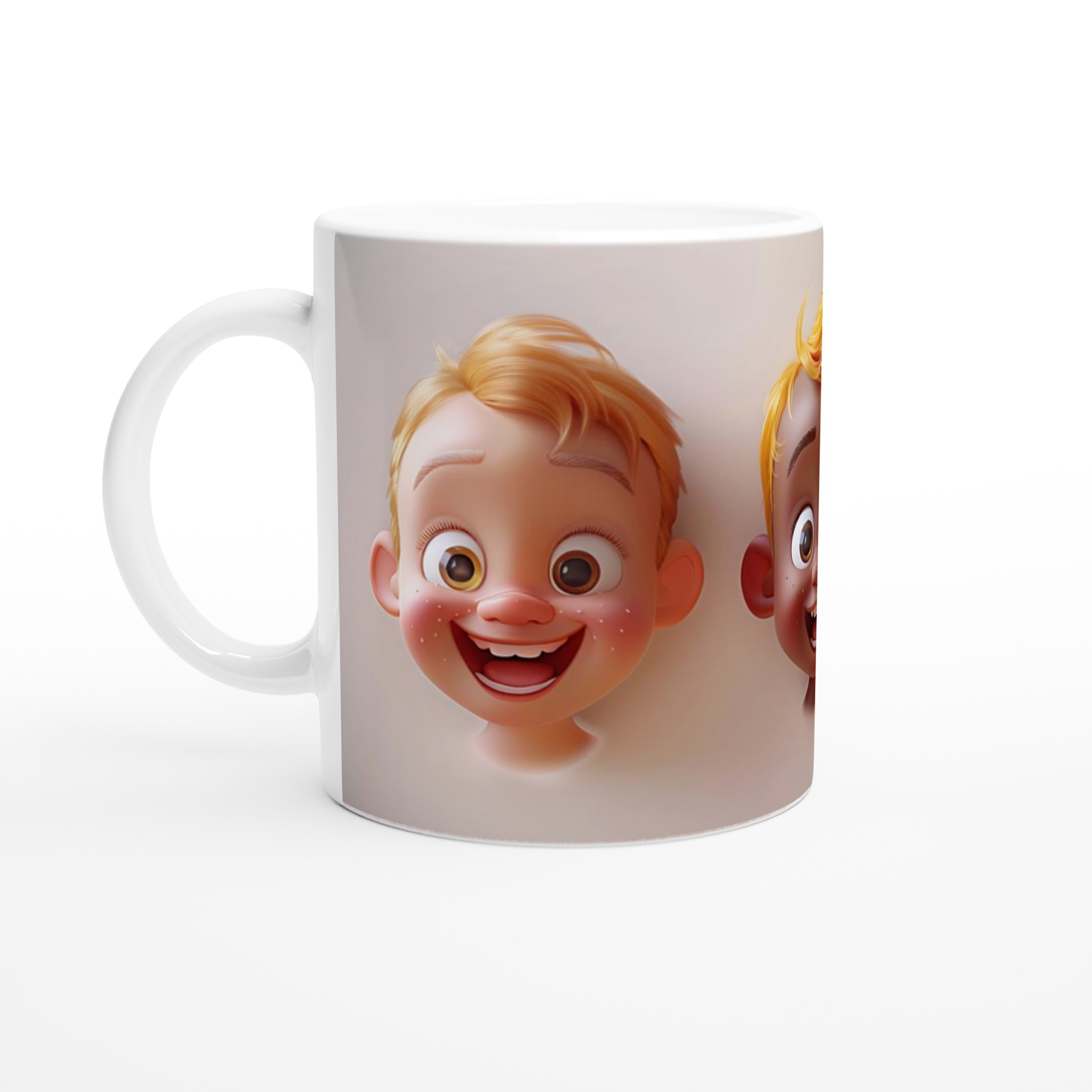 Lekfulla Barnansikten Keramisk Mugg - Din Favoritdryck i Glada Färger! 1 d79179f5-1539-404c-8682-4949fcfefa5c