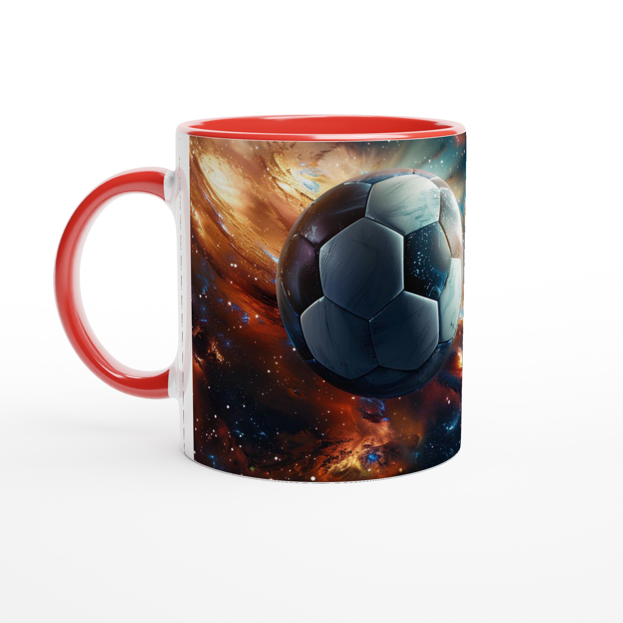 Kosmisk Fotbollsmugg - 11oz Keramikmugg för Stjärnfyllda Stunder 5 d7932470-9987-410f-8f95-851511a263d8