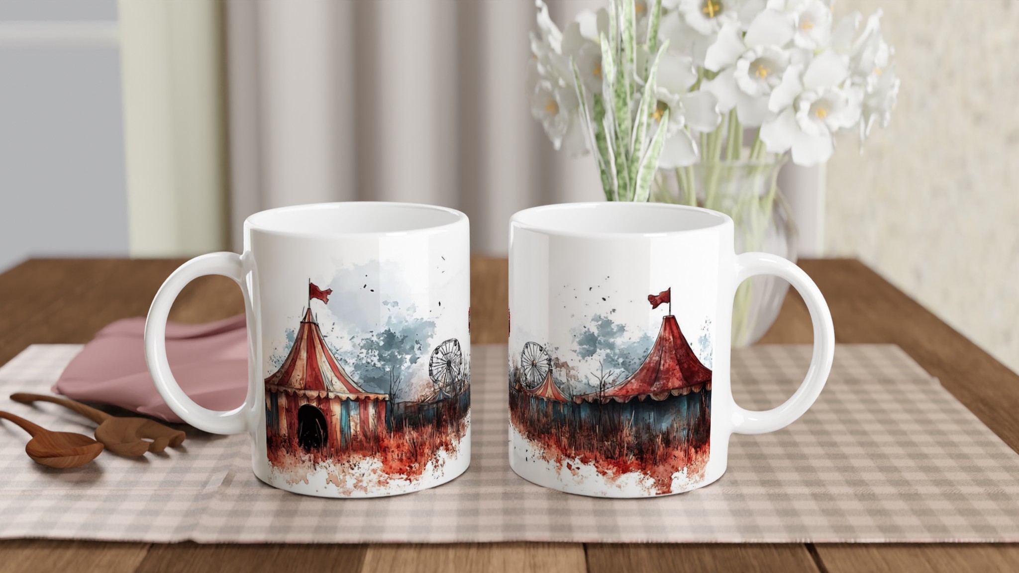 Horrorcirkus Mugg – Unik 11oz Keramikmugg i ditt val av 7 kusliga färger 10 d7b18d79-6044-49e8-ab89-1ab895075008