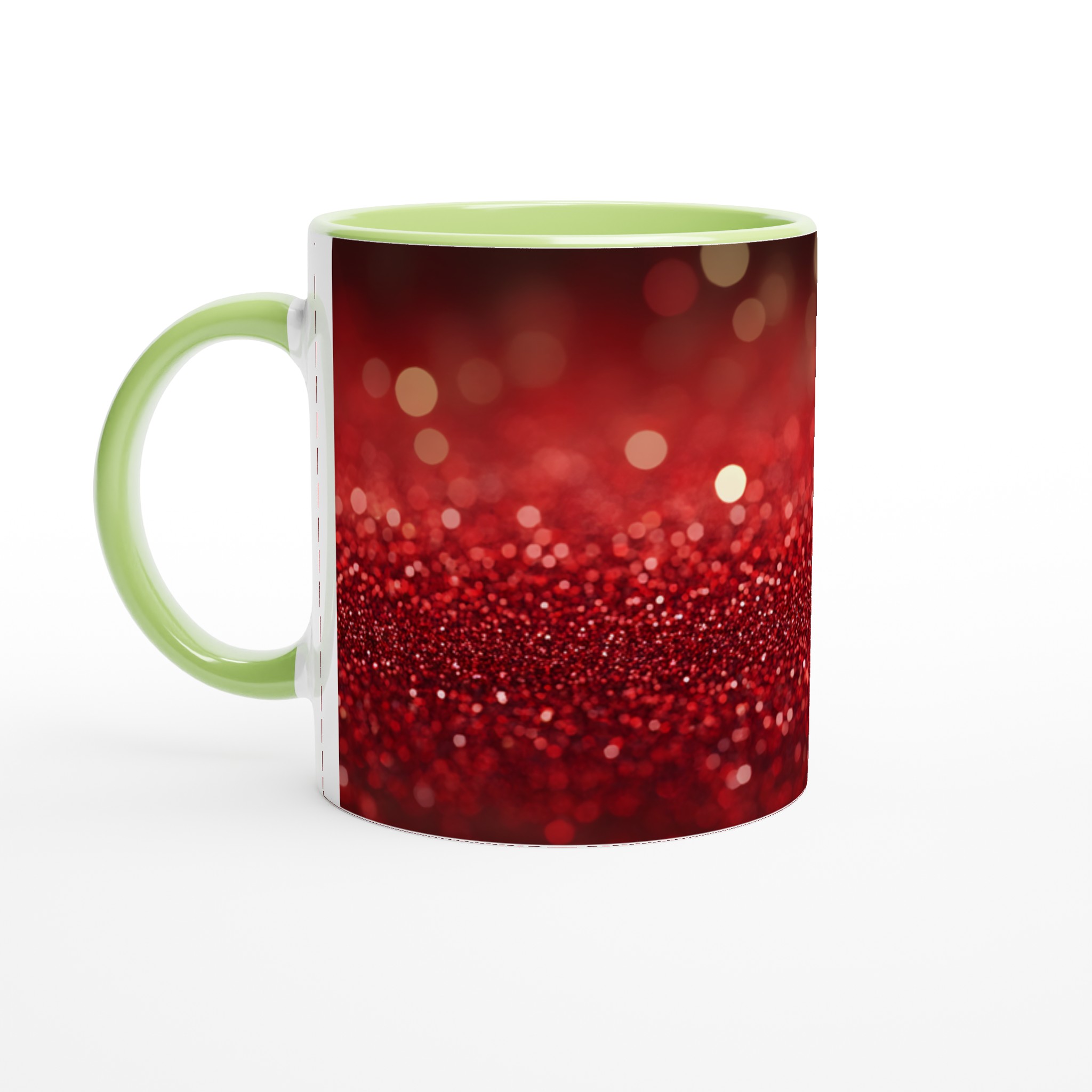 Glittrig Röd Keramisk Mugg - 11oz Favoritkopp för En Gnistrande Vardag i Ditt Val av Färg 7 d7c5b1f7-2005-4673-8760-f4a499d2f2bf