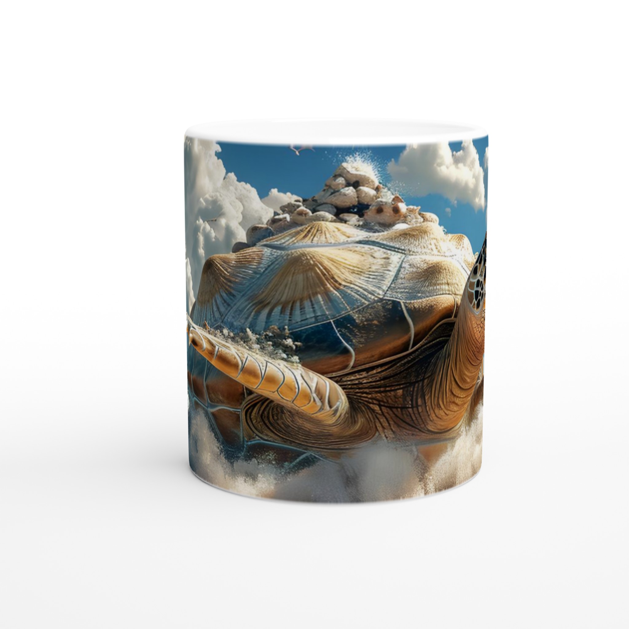 Oceanisk Havssköldpadda 11oz Keramisk Mugg – Dröm Dig Bort till Havet, Finns i Flera Färger 8 d7d810c5-d411-402b-9815-2b328ce652d6