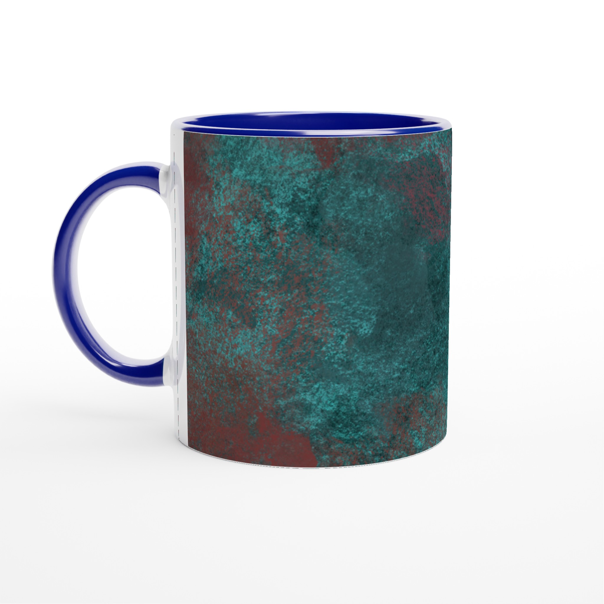 Vit 11oz Keramisk Mugg med Konstnärlig Abstrakt Design i Flera Färger 2 d7ef605b-cef8-4097-a1fe-7058ecbe34da
