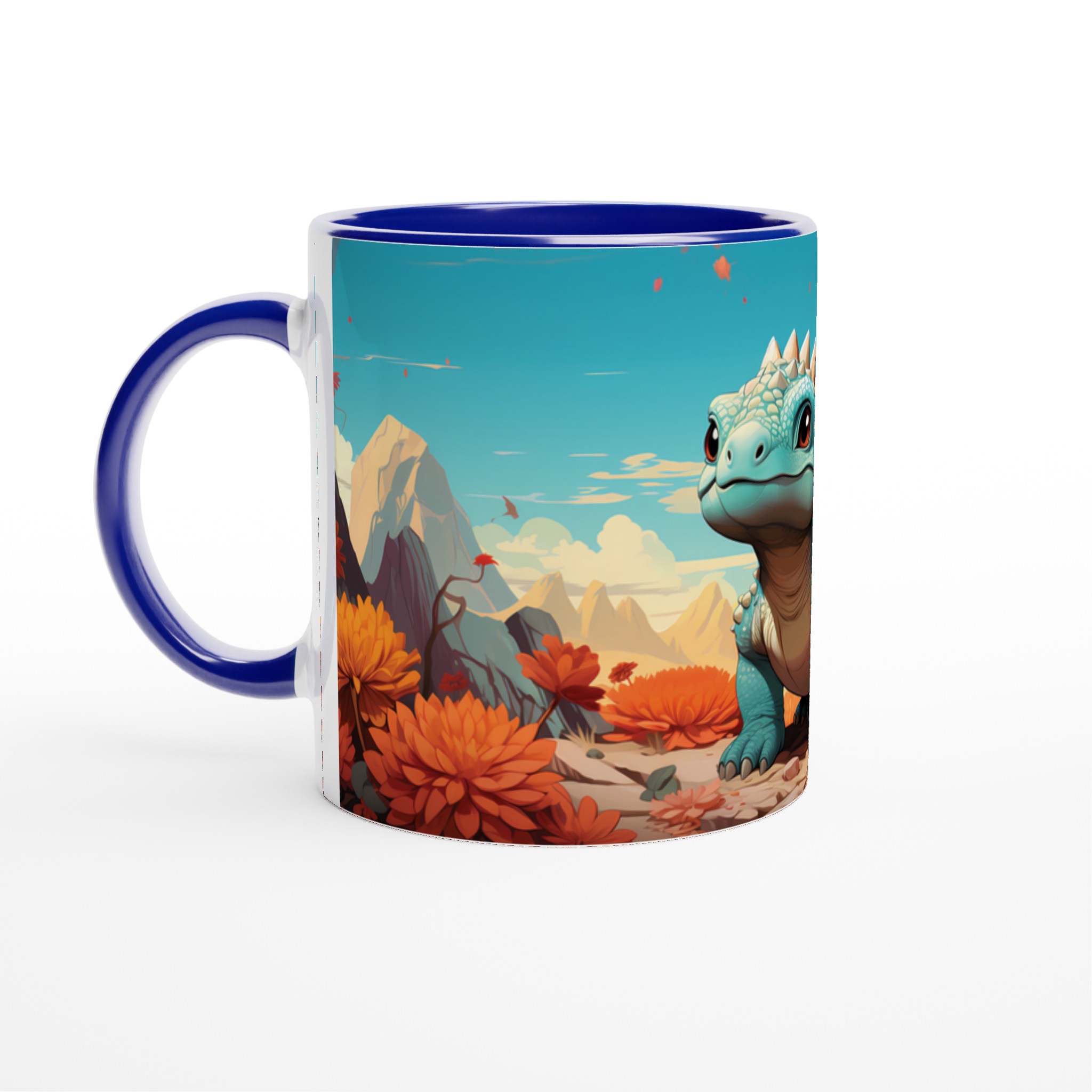 Söt Dinosarie Mugg - Skär, Levande Illustration för Kaffeälskare i Din Favoritfärg! 2 d811b15b-33cc-4ddb-8bb3-3454fae1d2ac