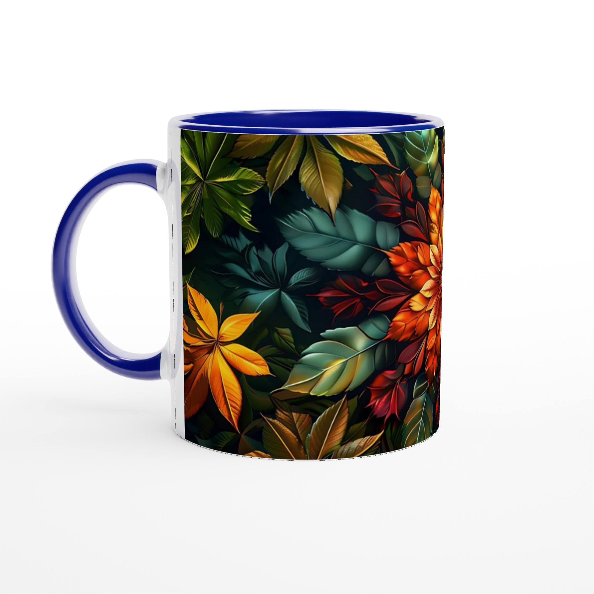 Tropisk Blomma Keramikmugg - Lyxig Design & Hållbar Kvalitet i Ditt Val av Färg 2 d8160da1-c05e-4a63-85fd-2cfc02b6c9c9