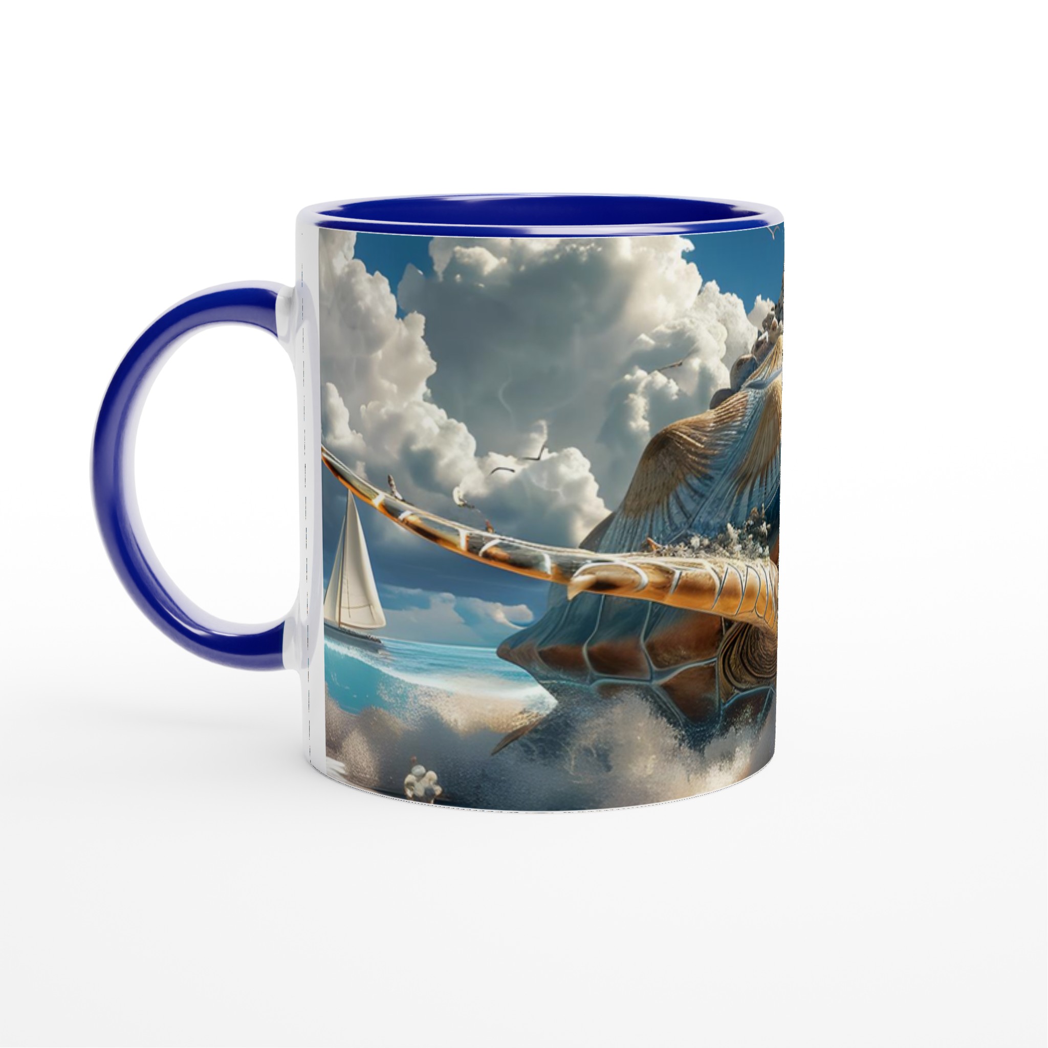 Oceanisk Havssköldpadda 11oz Keramisk Mugg – Dröm Dig Bort till Havet, Finns i Flera Färger 2 d831cde1-2ead-4513-9f63-fb568196bdb5