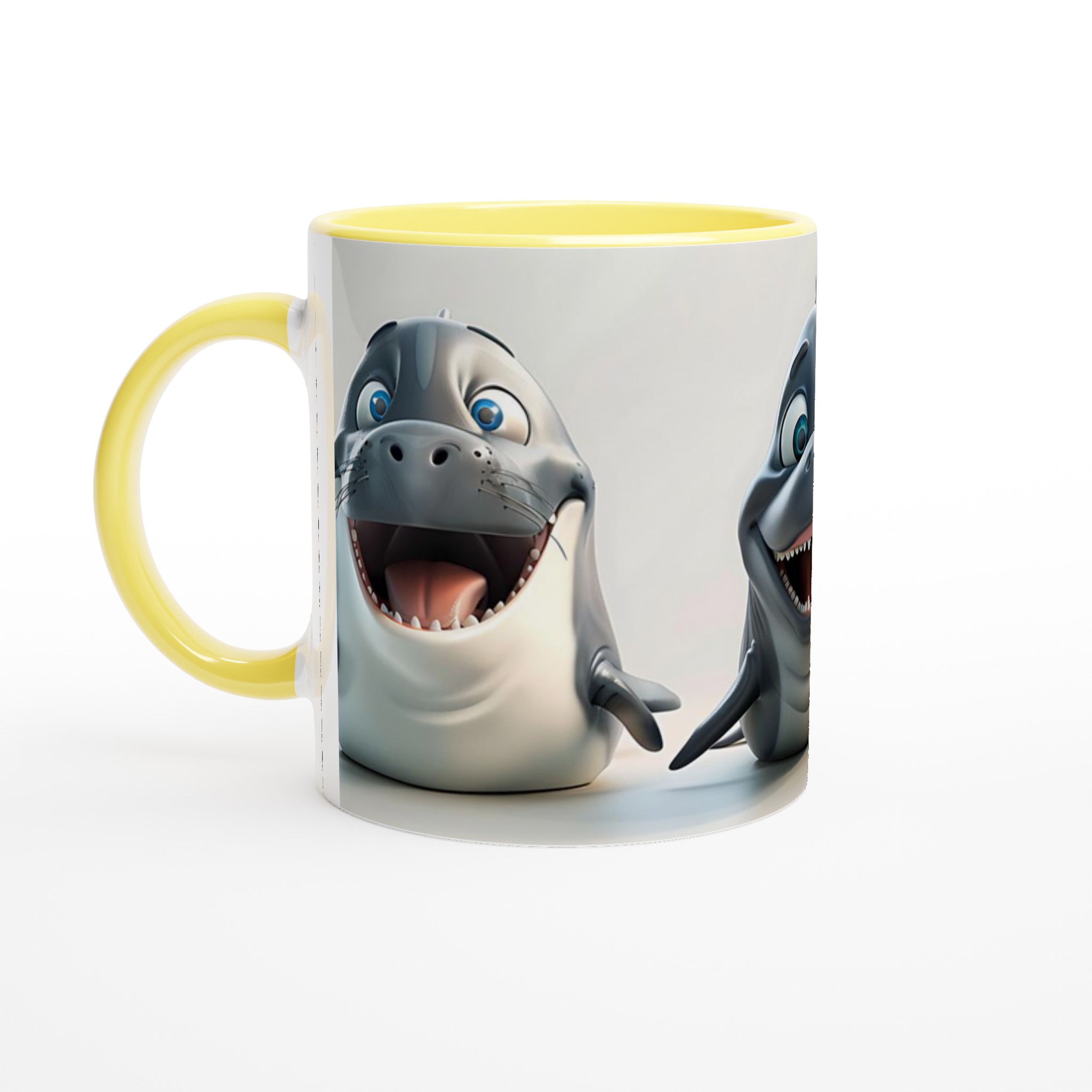 Glad Djurvänner Keramikmugg - 11oz Kul Design för Kaffe & Te i Flera Färger! 3 d8338775-e1eb-4e8e-93af-c1a5b72c8d7c