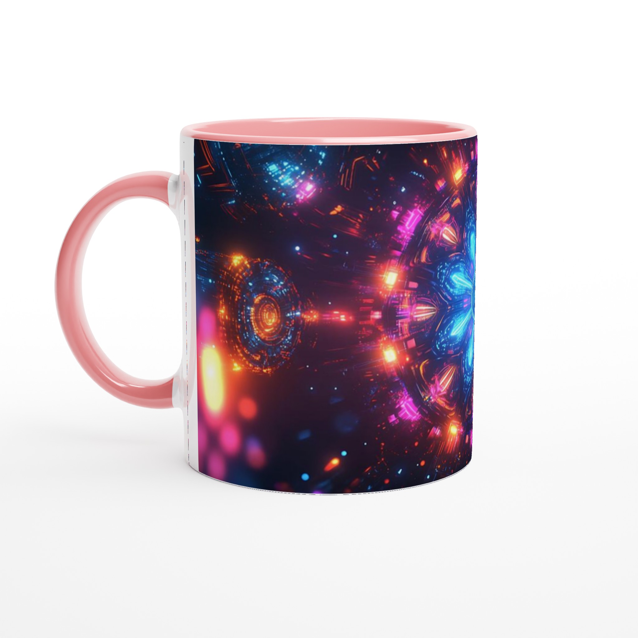 Cosmic Mandala Keramikmugg – Strålande Neon Design i Ditt Val av Livliga Färger 6 d849a7e5-0604-4816-90eb-79767fc2097d