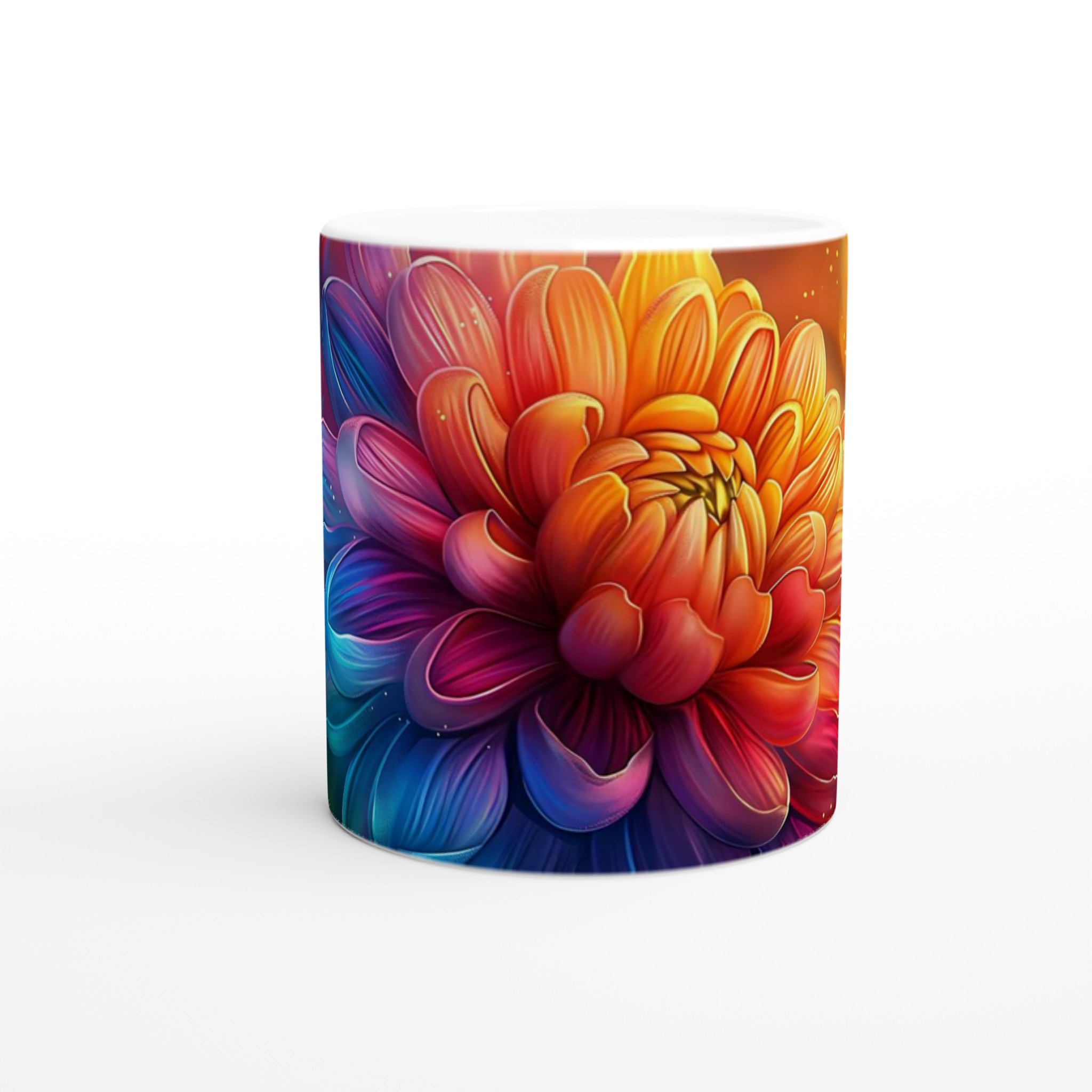 Färgexplosion Dahlia Mugg – 11oz Keramisk Kaffemugg i Levande Nyanser för Hem & Kontor 8 d84eeee4-6c73-4288-8f11-b7b1943c97f4