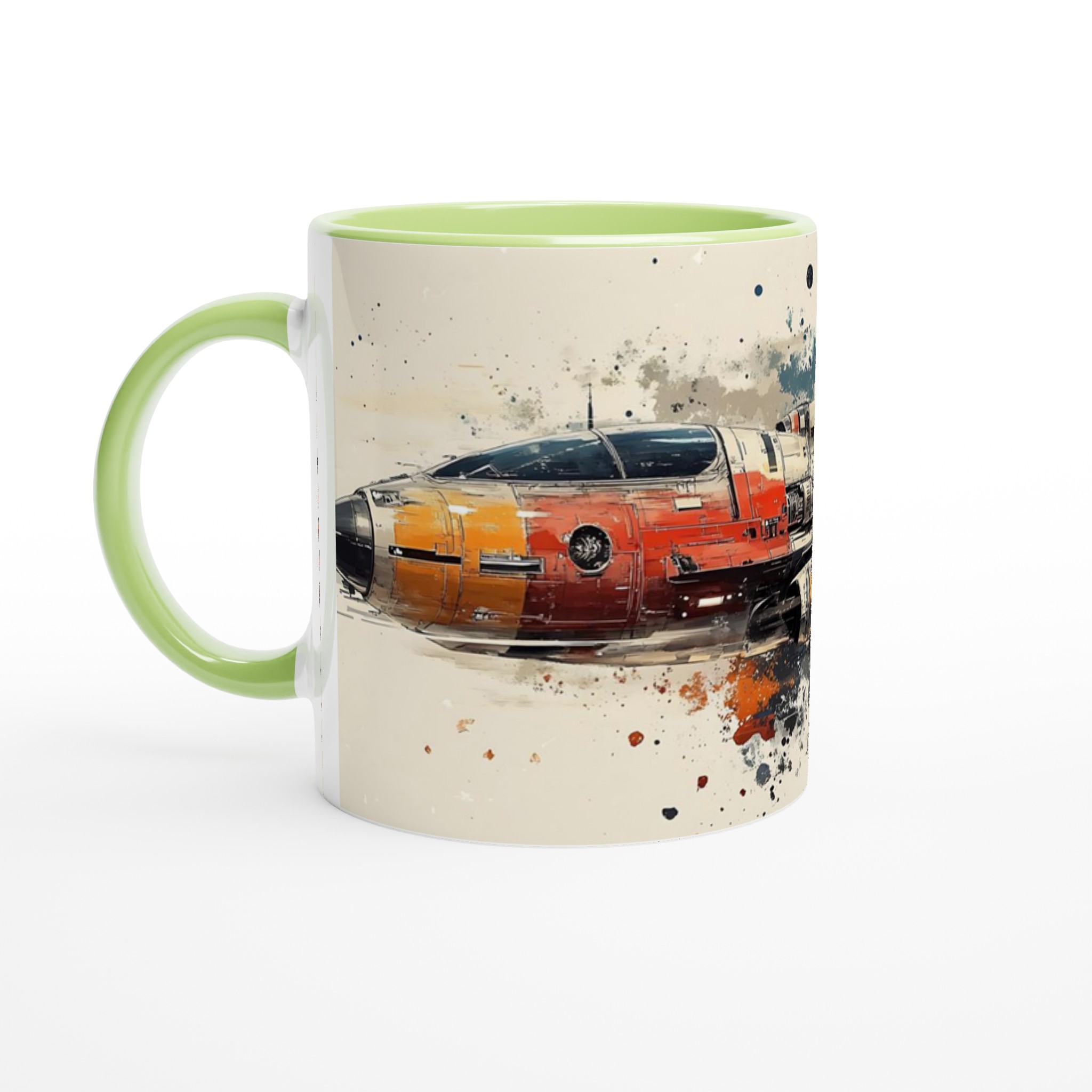 Kosmiska Farkoster – Konstnärlig Keramikmugg i 7 Färger | Sci-Fi Inspirerad Kaffekopp 7 d8765f97-c829-4f95-8665-4309a429a23c