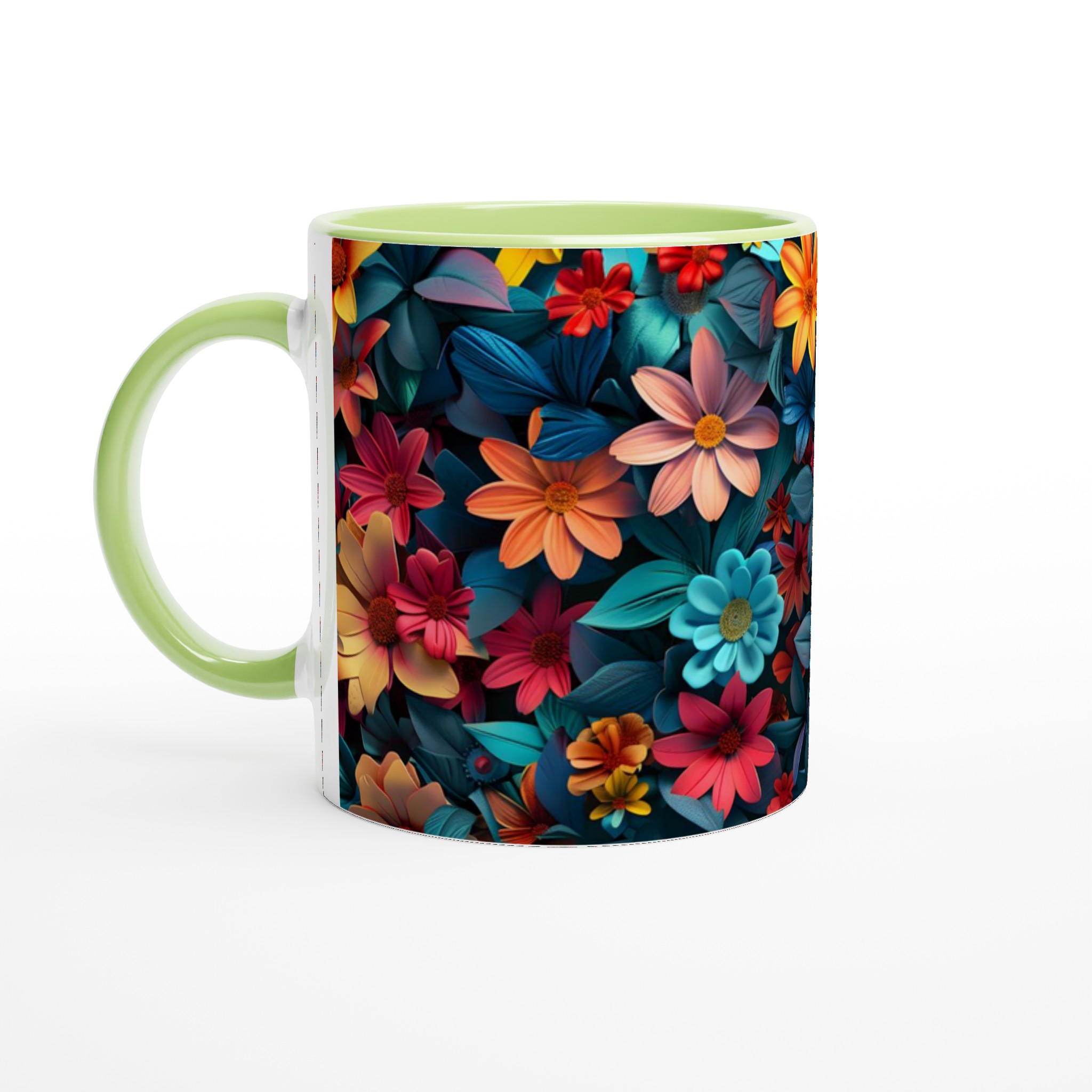 Färgexplosion: 11oz Keramikmugg – Din Personliga Blombukett i Valfri Kulör 7 d89ab130-f37b-4d7e-8536-49a40aa1e8df