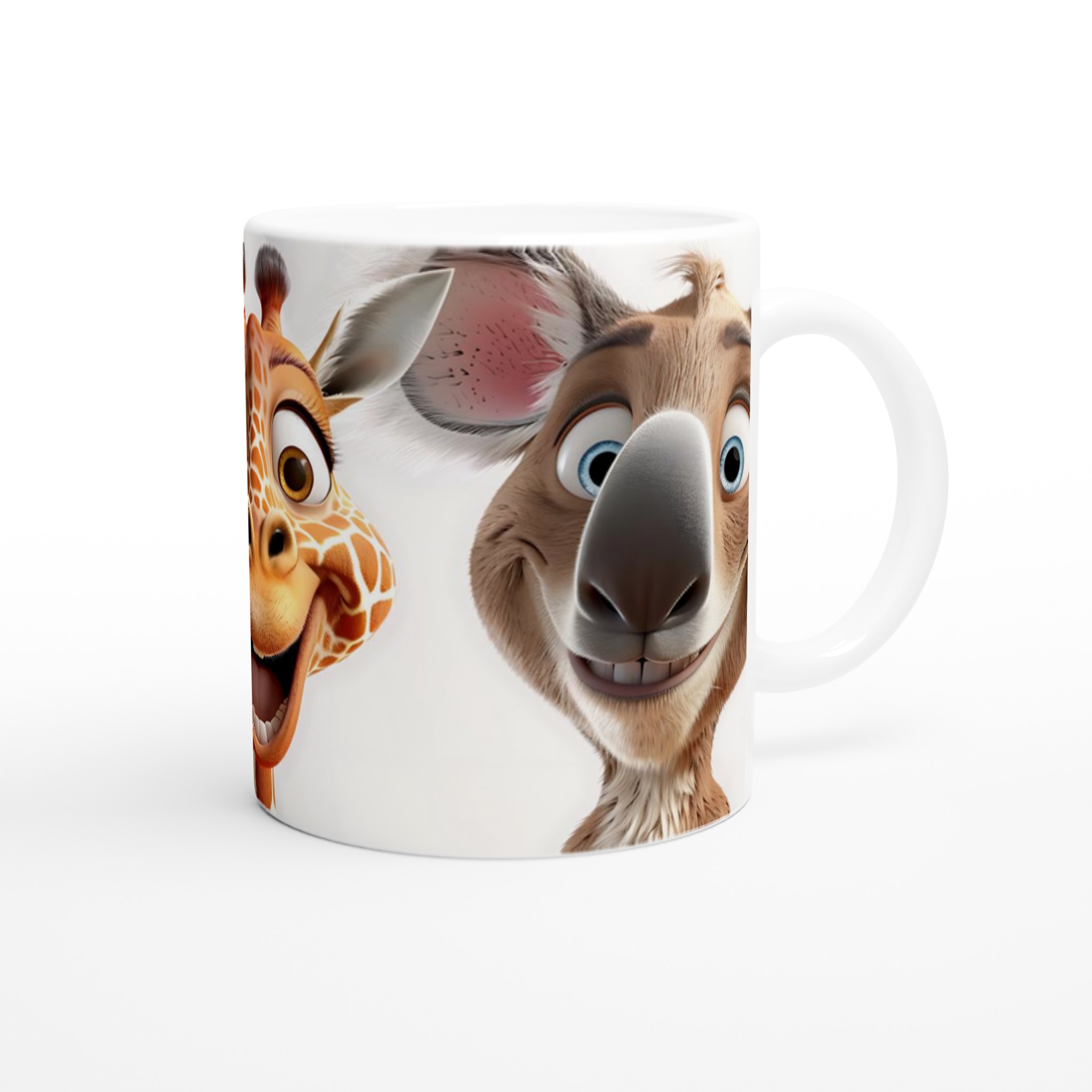 Skratta med vänner: 11oz Keramisk Mugg med Roliga Djurmotiv i sju härliga färger! 9 d8a90896-f348-403f-833e-10d2db32079e
