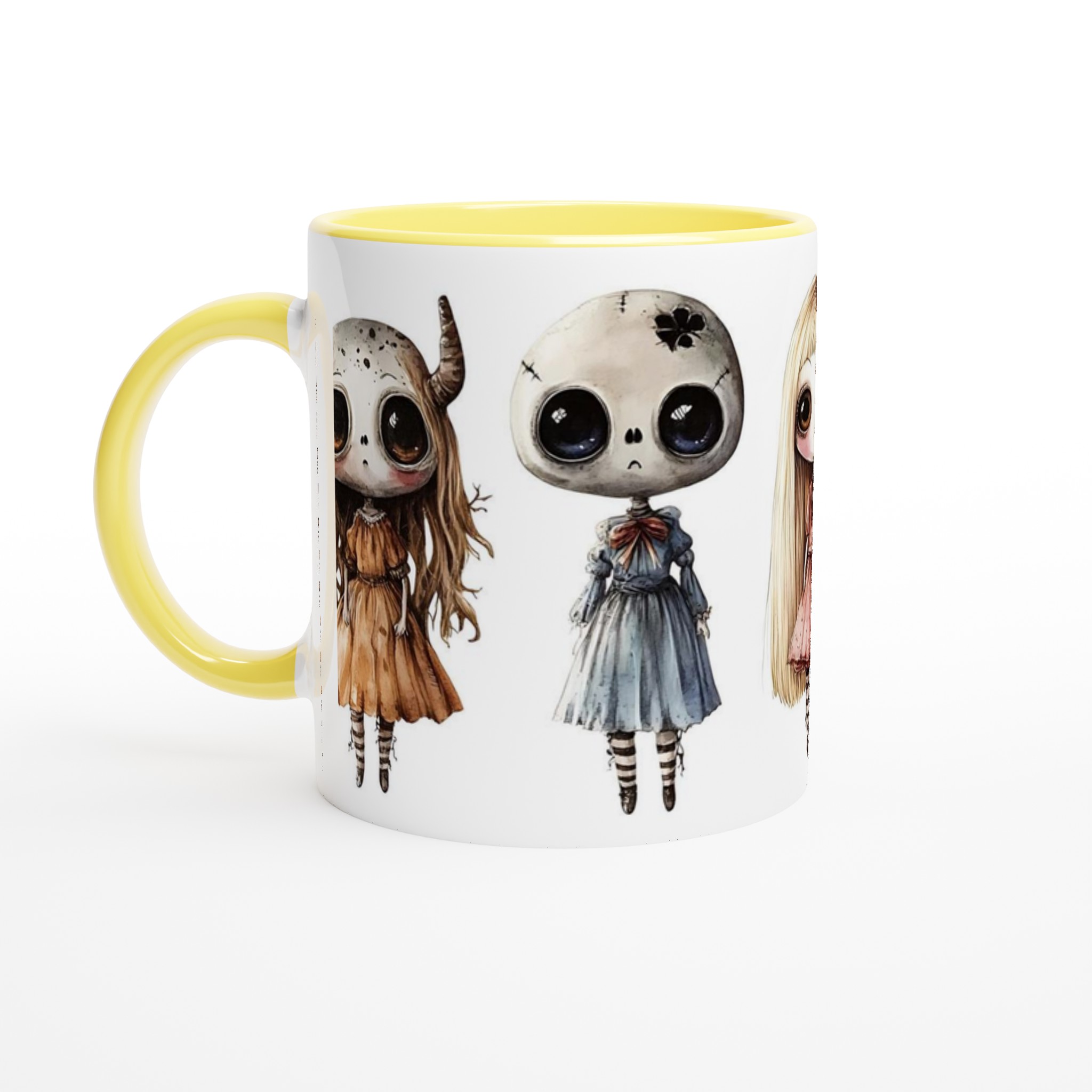 Udda Vänner Keramikmugg - Gotisk Chibi Stil med Stora Ögon. Välj din färg! 3 d8bde020-c0c1-4d7c-bc66-db43c6b25d07