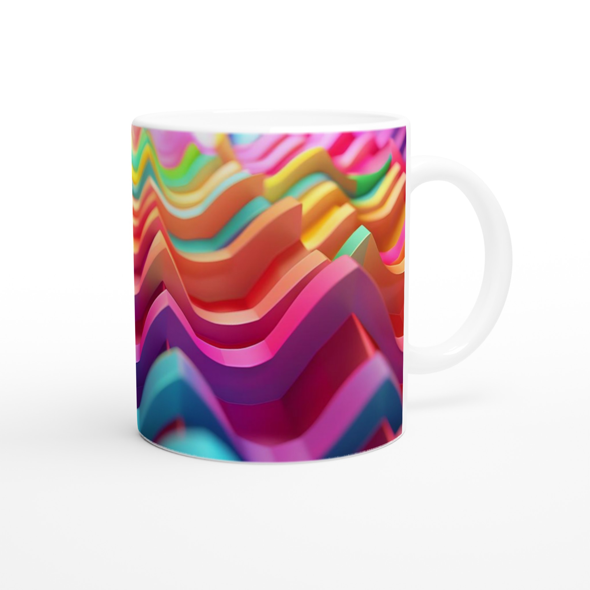 Färgglad Vågmugg i Keramik – 11oz Kaffemugg i 7 Livfulla Färger för Din Unika Stil 10 d8c48a32-524e-4d00-9577-8b97a9696f71