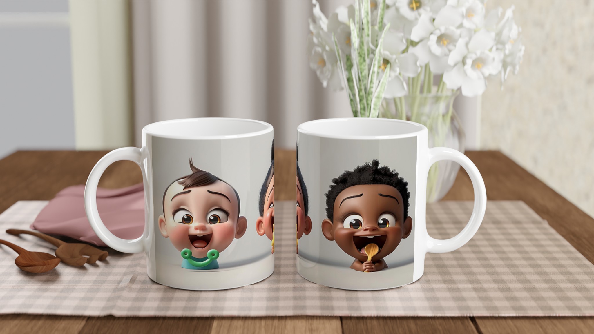 Minnesvärda Babyglädje: Anpassad 11oz Keramisk Mugg för Varje Leende – Välj Din Färg! 10 d8cf87b1-dde4-4fdb-bb21-28986f0a764f