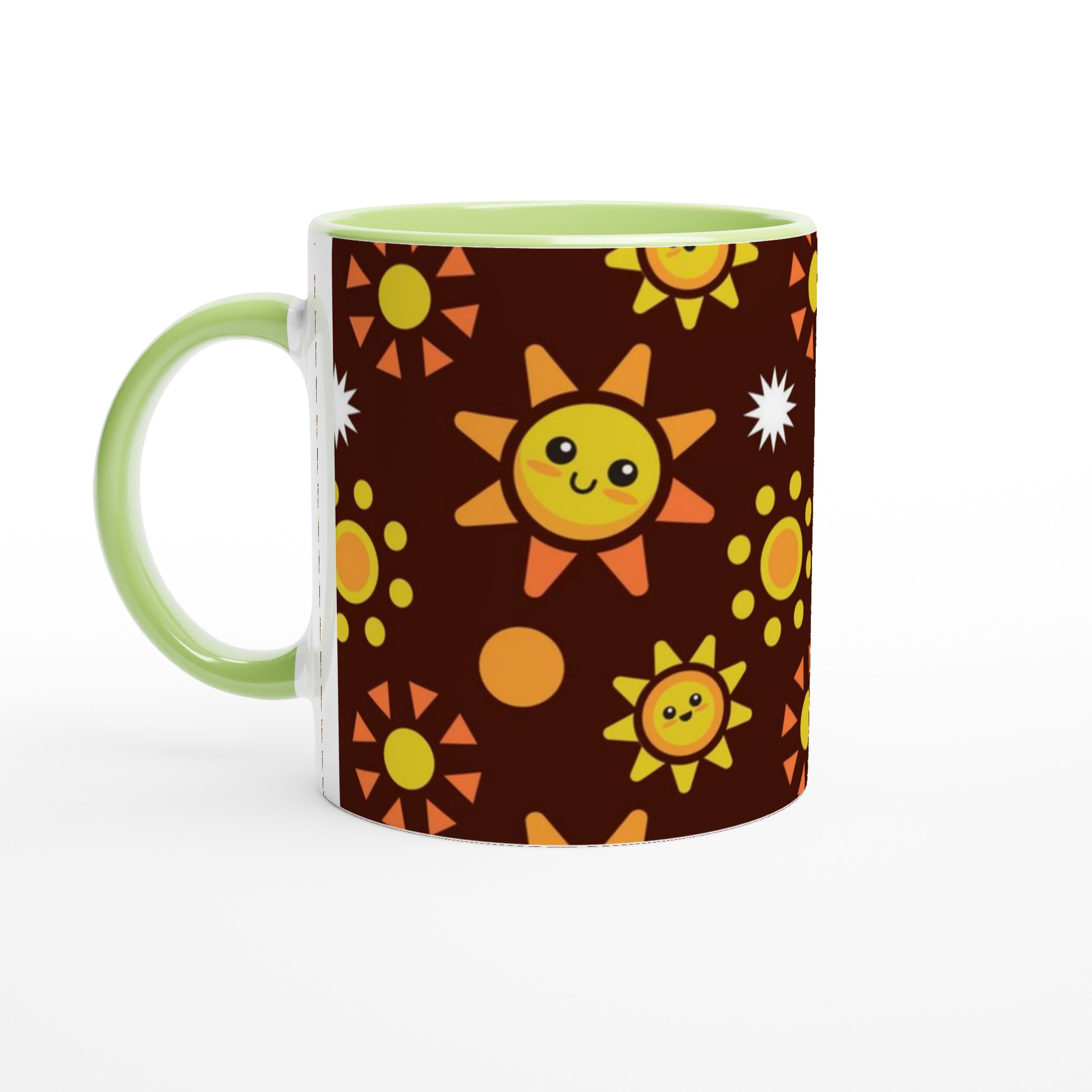 Glad Solmugg – 11 oz keramisk mugg för soliga stunder, finns i 7 livfulla färger! 7 d8d11407-d66c-4bee-86d1-d1c0aafc3d83