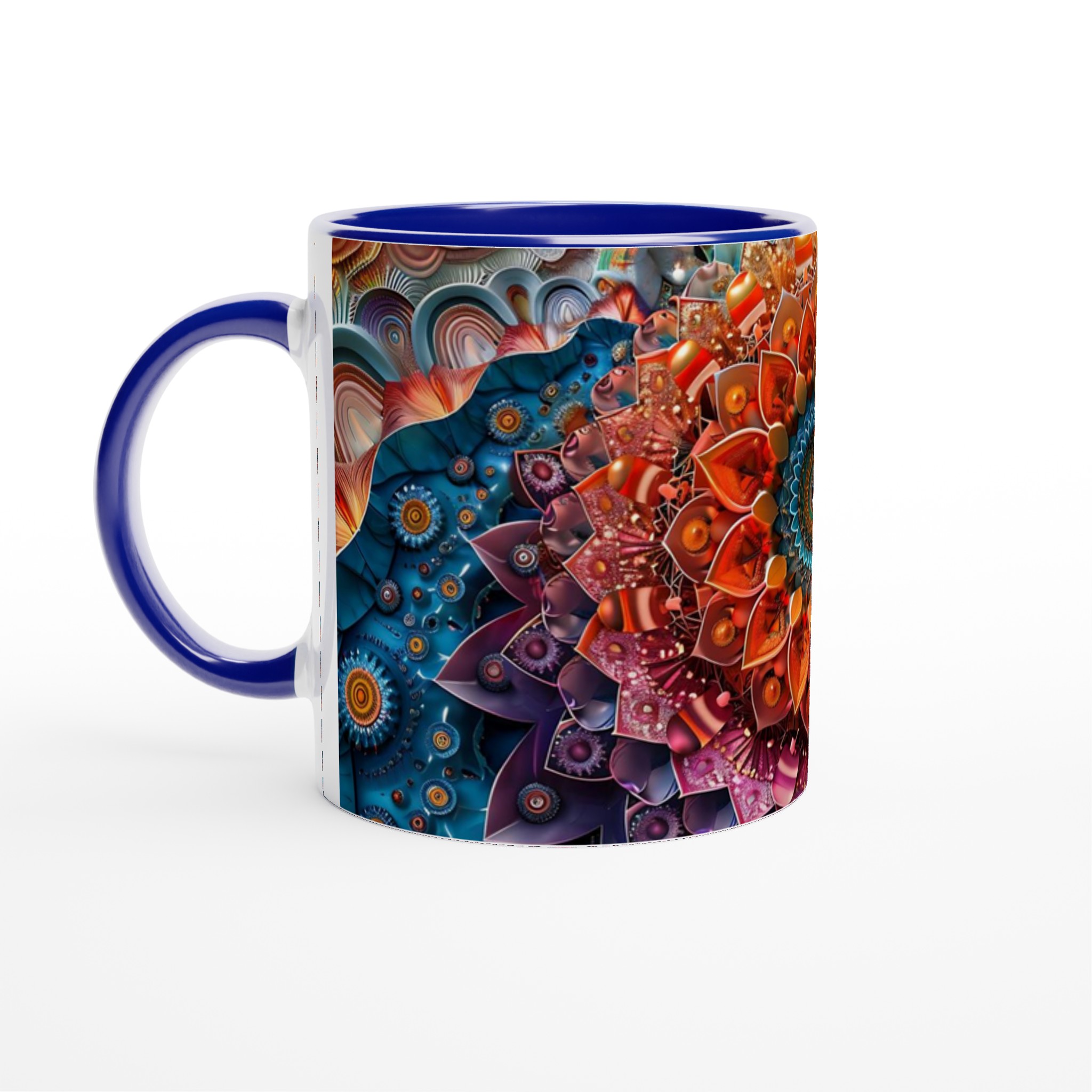Abstrakt Mandala 11oz Keramisk Mugg – Konstfull Design i Levande Färger för Din Vardag 2 d91e10be-e1b0-4b65-841d-01af8fb9660b