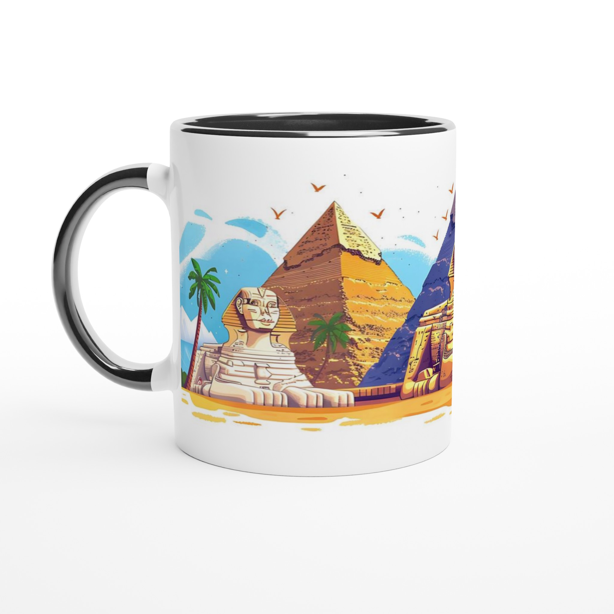 Egyptisk Pyramider & Sfinxer Mugg – Res tillbaka i tiden med din favoritdryck, välj bland 7 livfulla färger! 4 d932c1ec-e36e-44b0-85bb-3babe47c6ce2