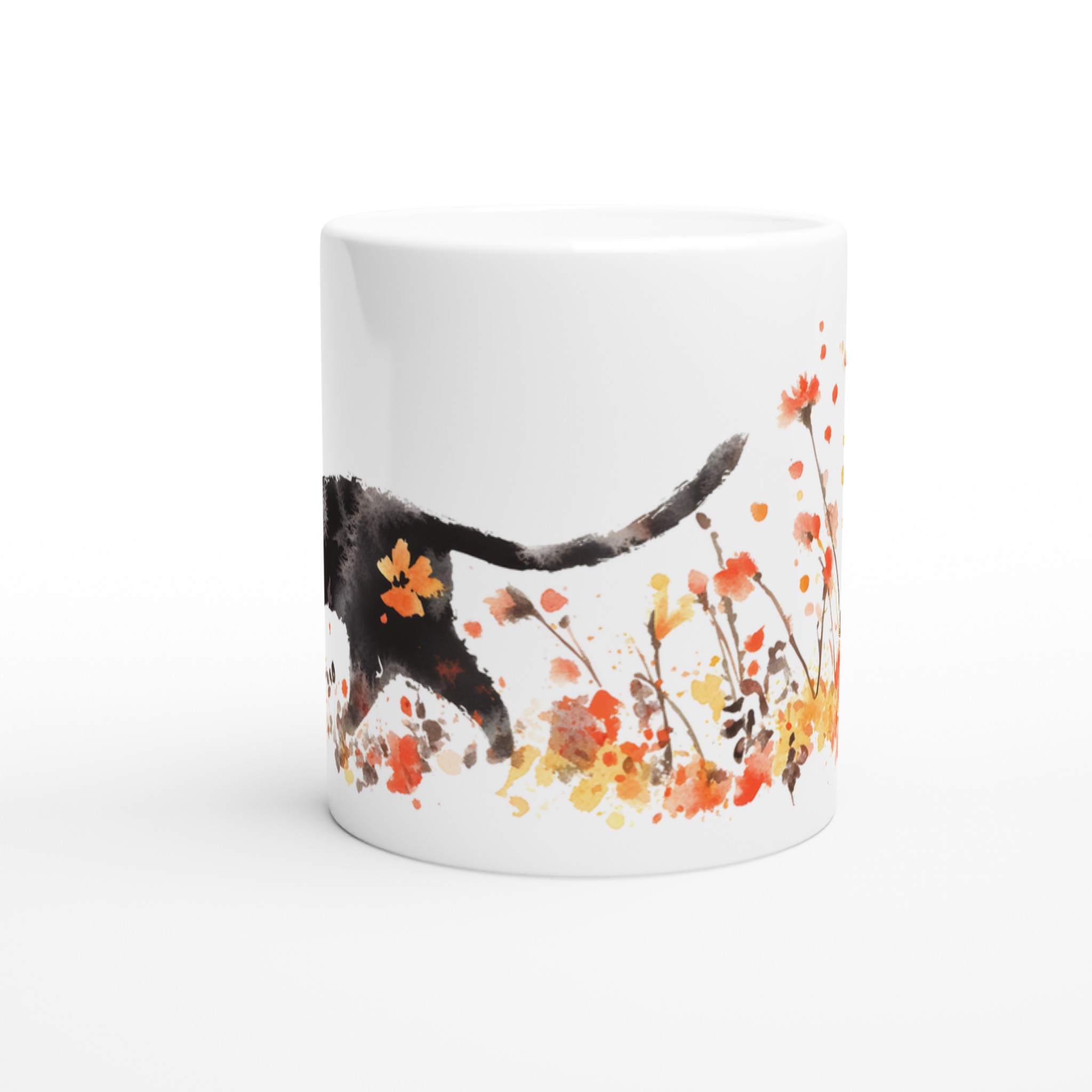 Konstfull Katten i Blomstermarken – 11oz Keramisk Mugg för Kattälskaren i Valfri Färg 8 d959b40d-0169-4ea1-8512-6ec48100ab20