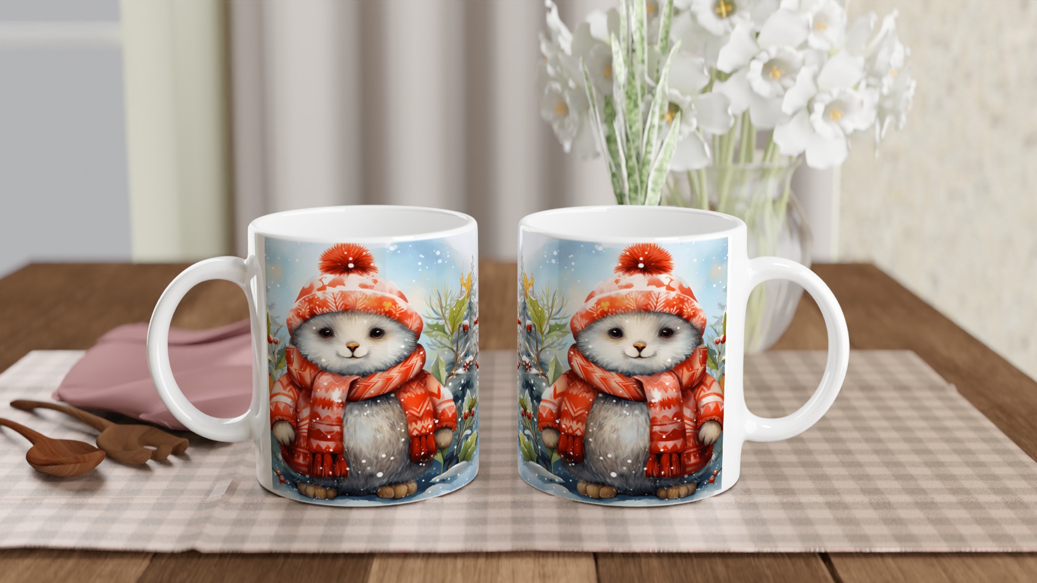 Mysig Vinterkompis Keramikmugg – Perfekt för Varm Choklad & Kaffe i Din Favoritfärg! 10 d9d29b71-7104-4c76-bcb7-d56c693924e6