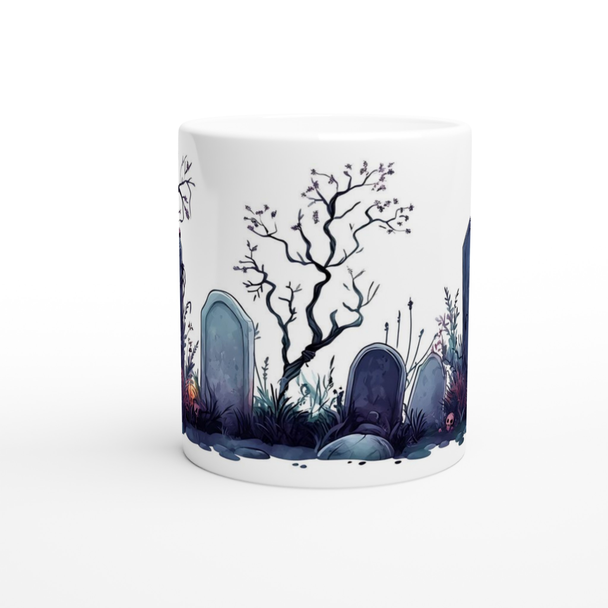 Mörk Romantisk Kyrkogårds Mugg – Spöklik Charm för Halloween & Gotisk Stil 8 da1f1d72-d2f3-4fba-b075-851165f27592