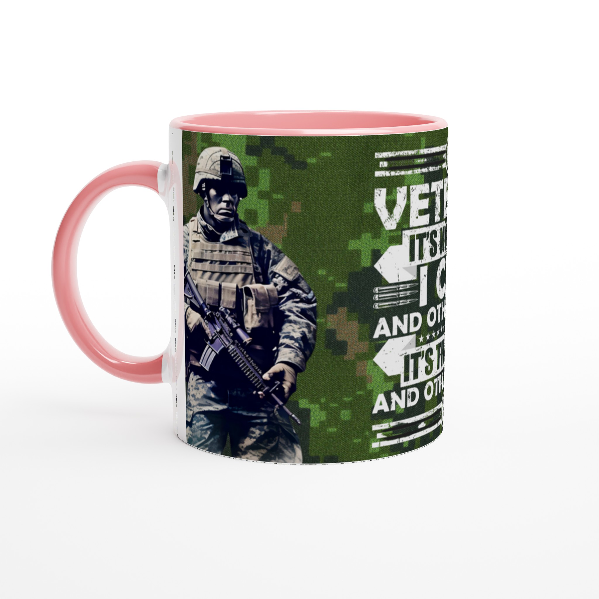 Veteran Inspirational 11oz Ceramic Mug – Bold Camouflage Style in Seven Colors 6 da24ba4e-5523-4e19-97a1-c552a2a16e61
