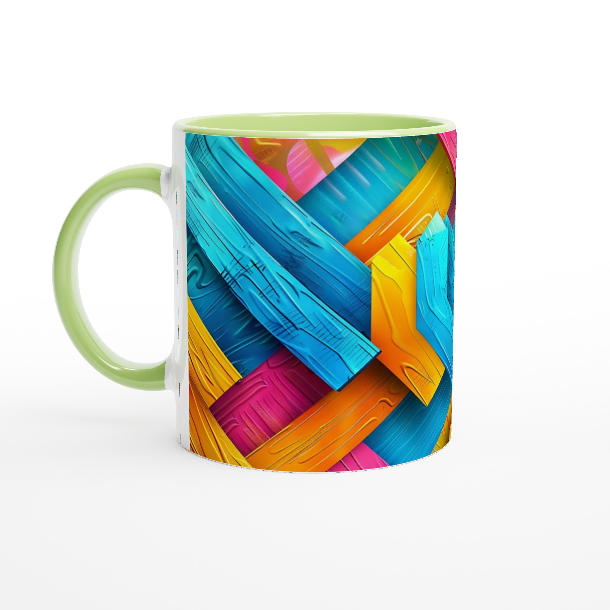 Färgsprakande 11oz keramikmugg – Din dagliga dos av glädje i sju livfulla färger! 7 da2e6464-19c9-459c-8c02-f358d55cc72f