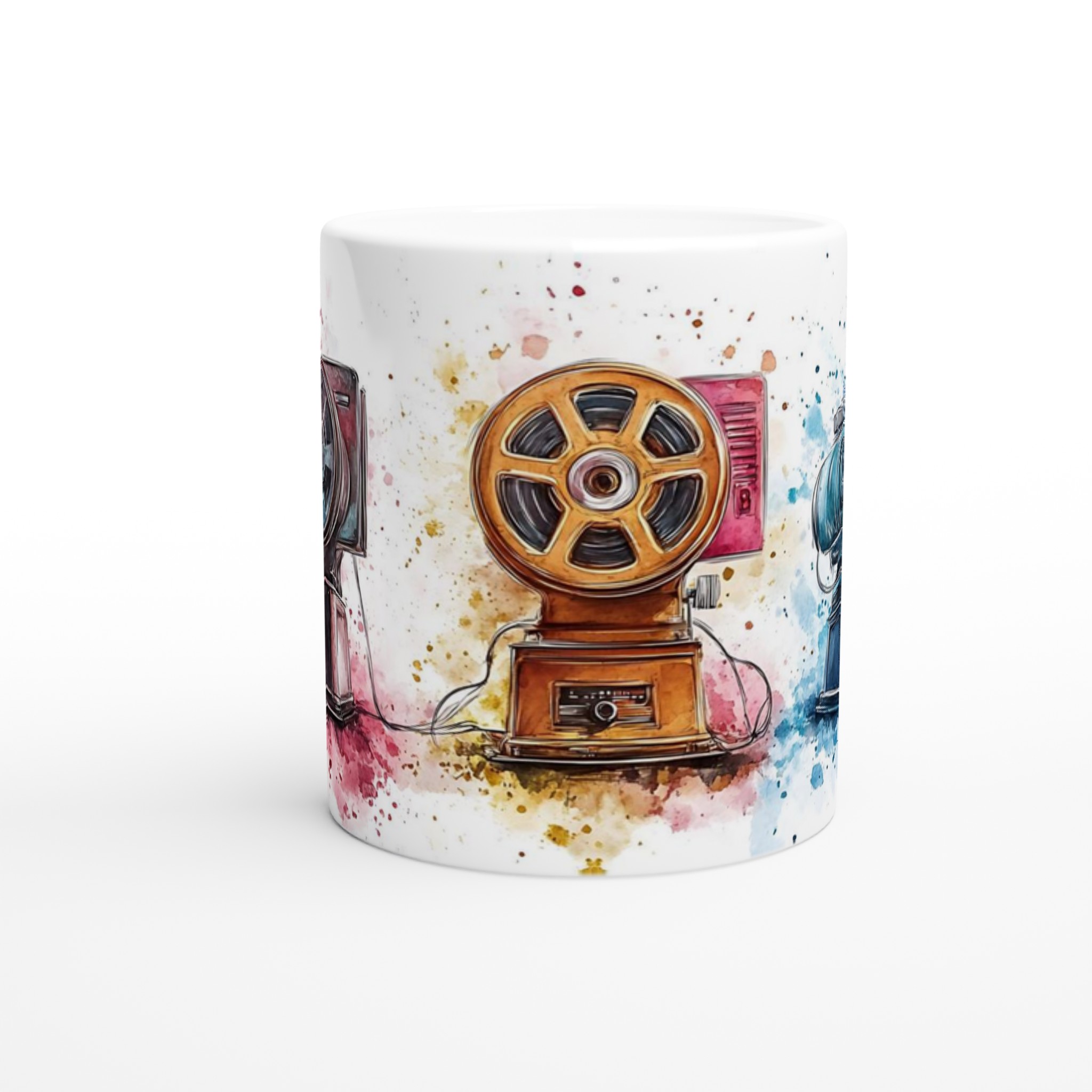 Retro Filmprojektor Akvarell Mugg - Välj din färg 8 da43c1ca-67e1-485d-b749-cf2a9acd3775