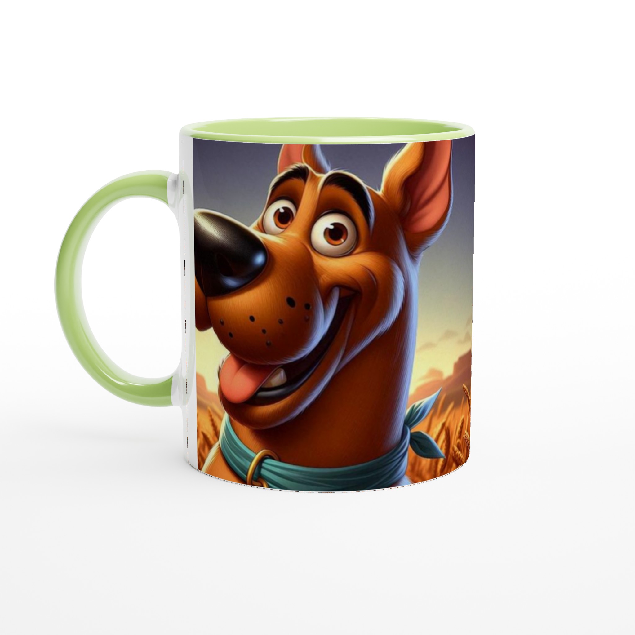 Ceramic Mug with Cheerful Cartoon Dog – Choose Your Favorite Color 7 da48b330-846d-4ea8-b63a-bc41eb374b54