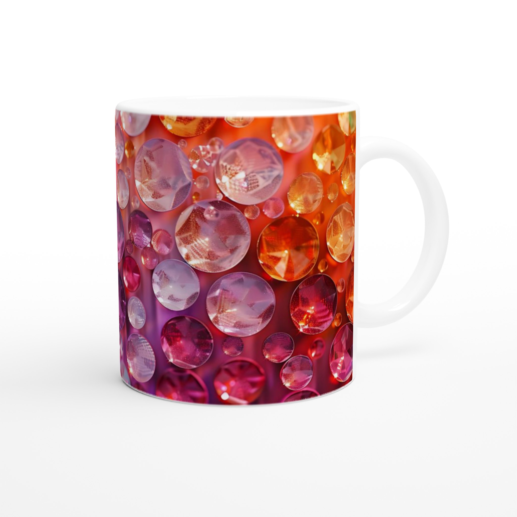 Glänsande Ädelstenar 11oz Keramisk Mugg – Lyxig Regnbåge för Din Kaffeupplevelse 9 da68d580-05bd-401f-9832-774255d4e498