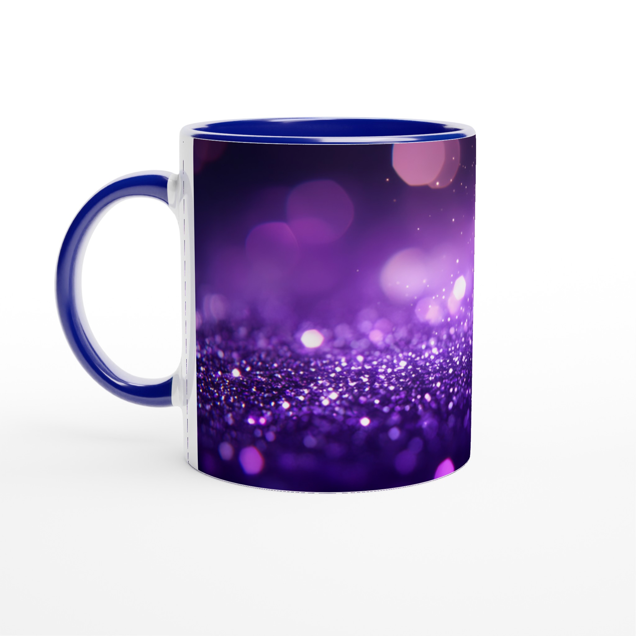 Glittrande Keramikmugg i Lila Nyanser – 11 oz Vit Mugg för Magiska Morgnar 2 da6ddc0b-951c-4865-abbe-26791697192e
