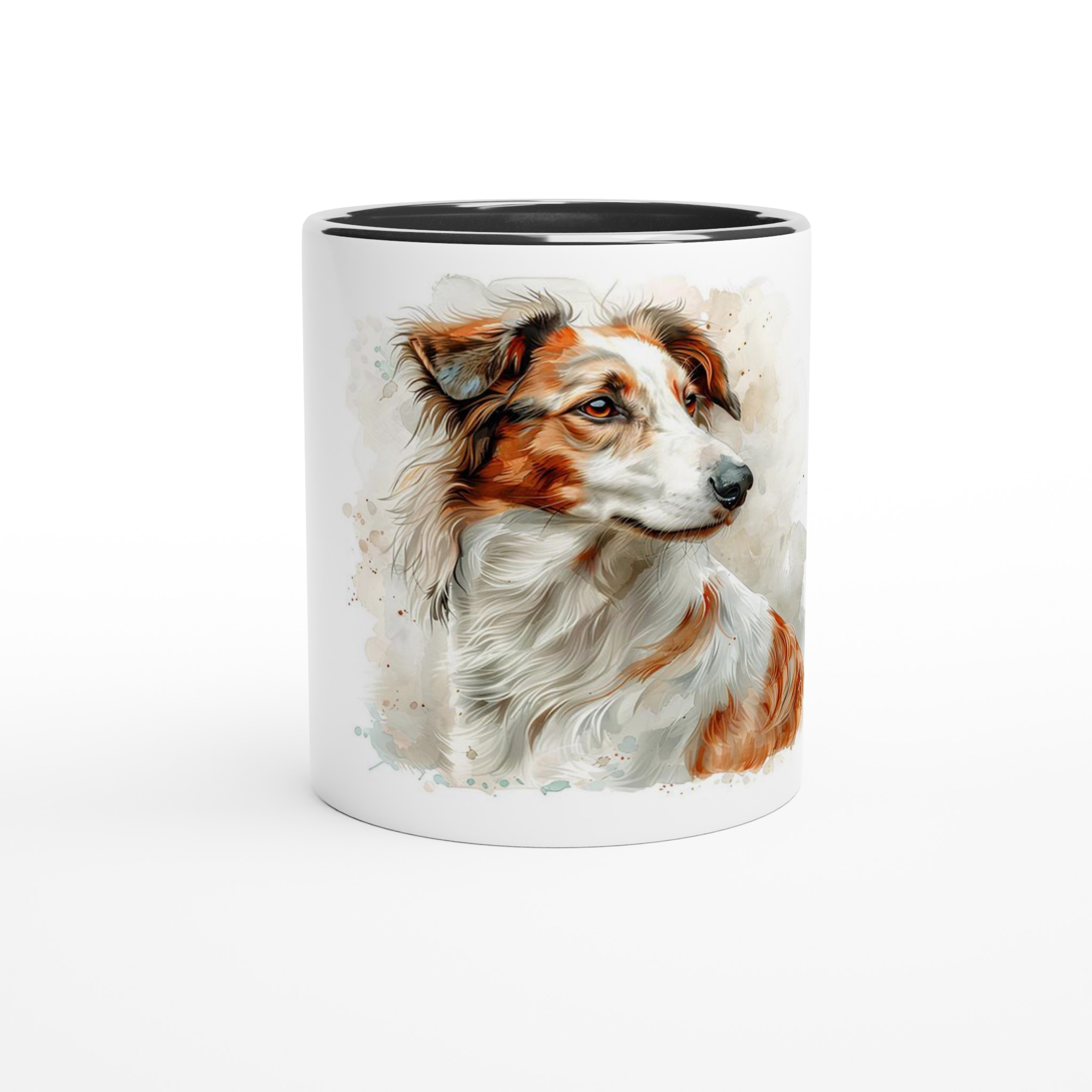 Vacker Aussie Vattenfärg 11oz Keramikmugg med Färgad Insida – Perfekt för Hundälskare i Sex Nyanser 6 da944e03-ae3e-4349-b473-2c0cce438a7e