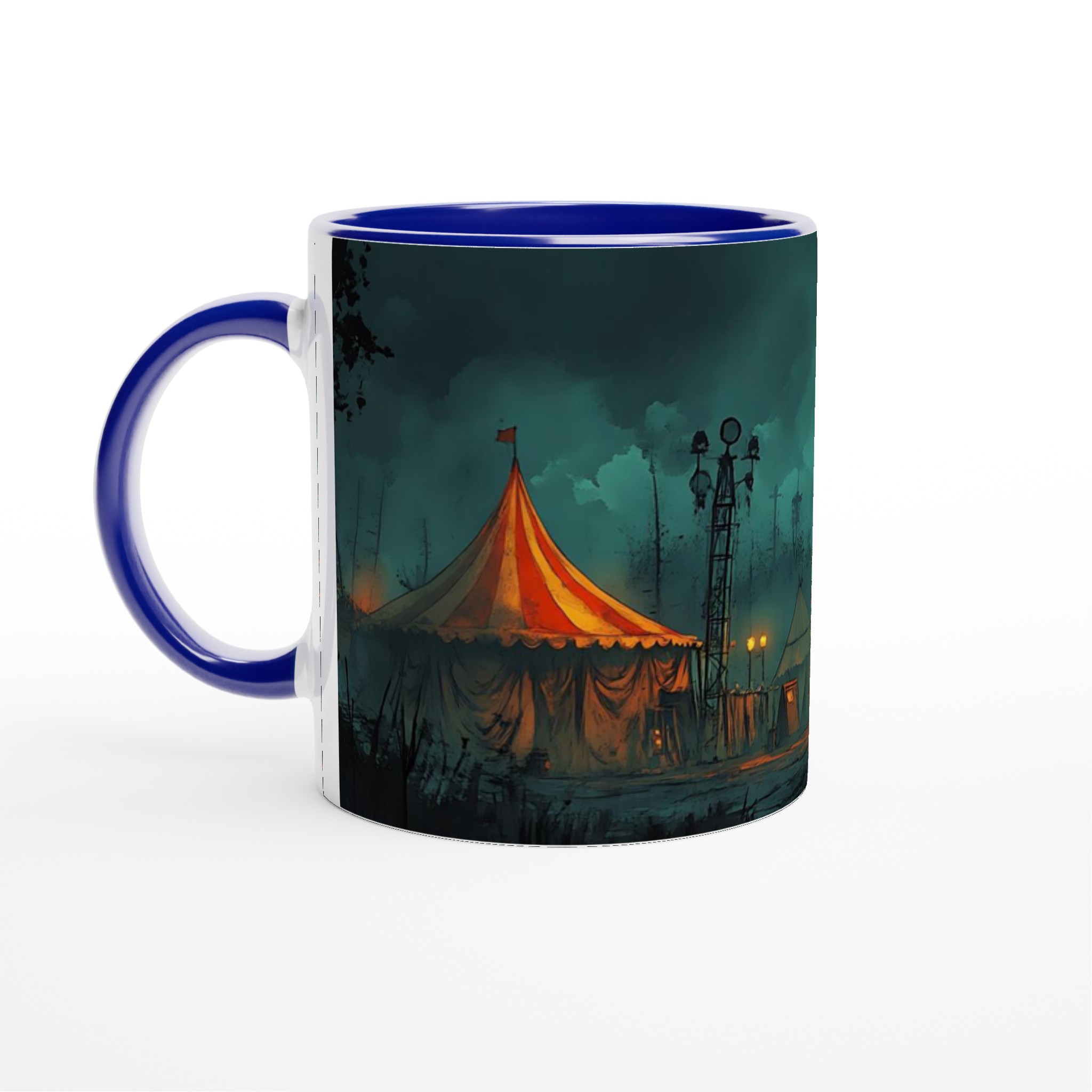 Skrämmande Cirkus Keramikmugg – Perfekt för Halloween & Skräckälskare, Välj din Färg! 2 dadcf462-0225-430d-907c-6be79f8ced8c