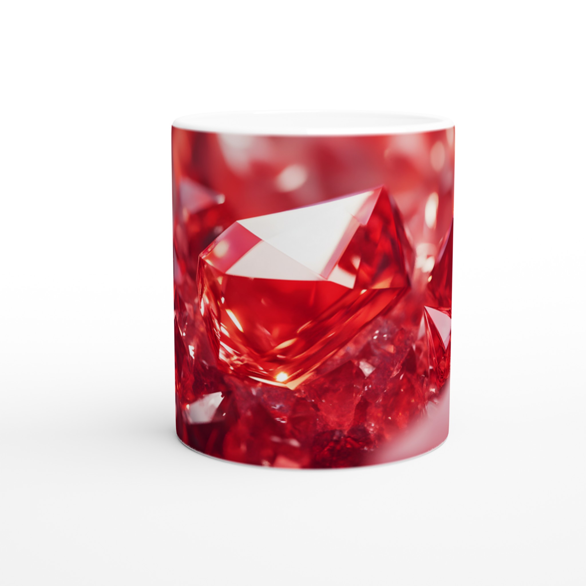 Rubinröd Glamour Mugg: 11oz Keramikmugg i ditt val av sju strålande färger 8 dae32b34-2545-477e-95c3-abf72c2fb45f