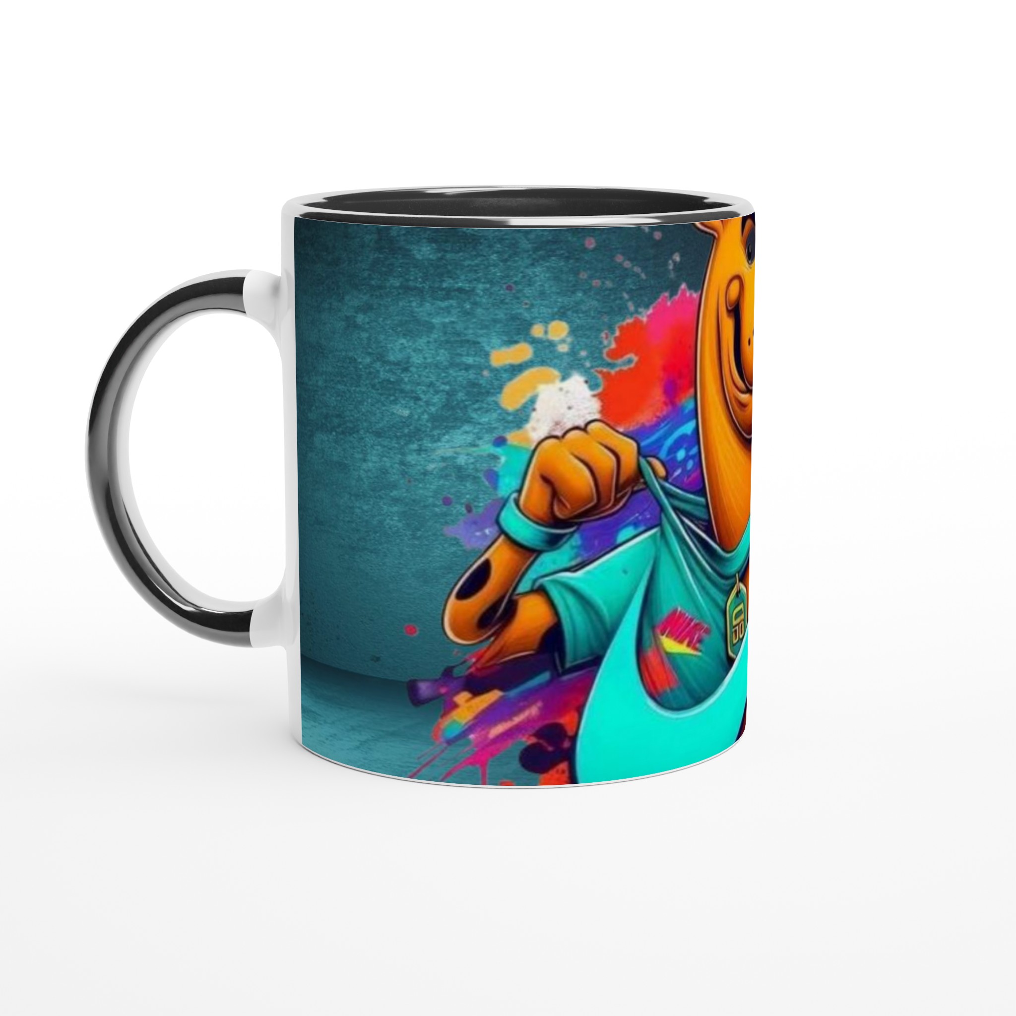 Vit 11oz keramisk mugg med färgstark Scooby-Doo design – välj din favoritfärg för en lekfull kaffestund 4 db46616b-e00f-4341-a4c9-f854bc431c14