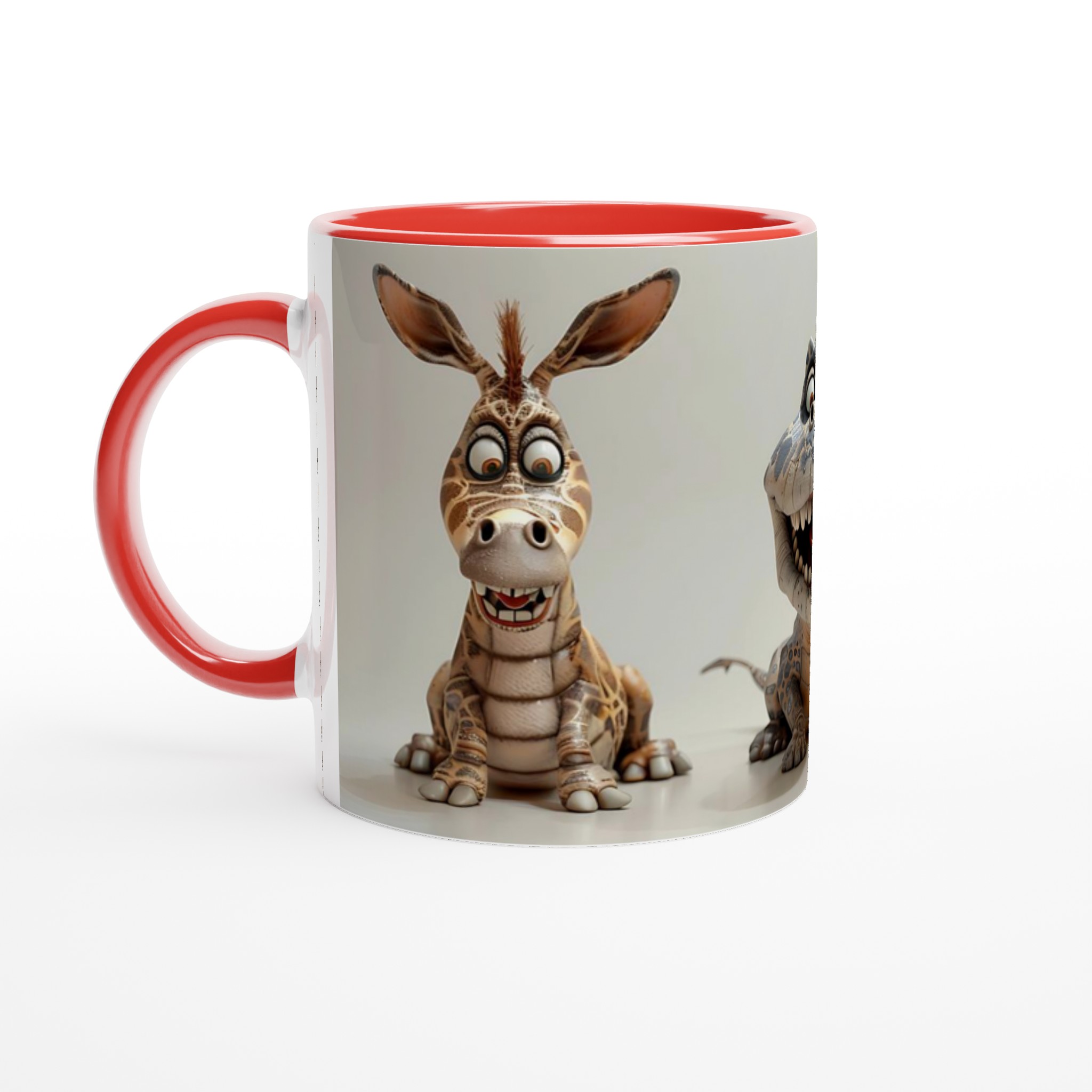 Vilda Vänner Keramikmugg – Roliga Däggdjur & Dinosaurie Design i Valfri Färg! 5 db5770b6-094d-4a5d-b04a-dd2fd0d46614