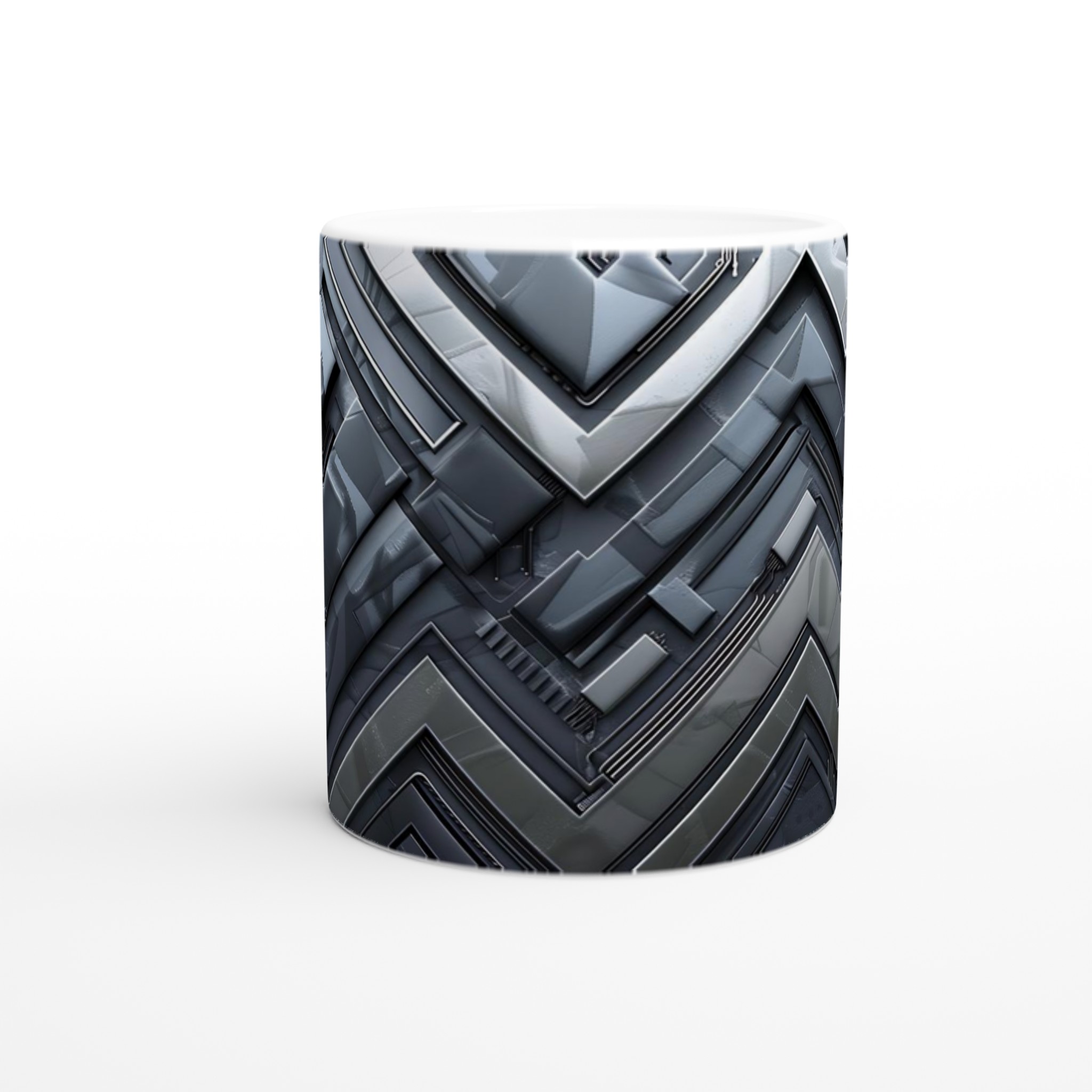 Abstrakt Cybertripp 11oz Keramikmugg - Futuristik Design i Valfri Färg 8 dbd42432-f0c5-433d-92a4-3fb3f43bdd27