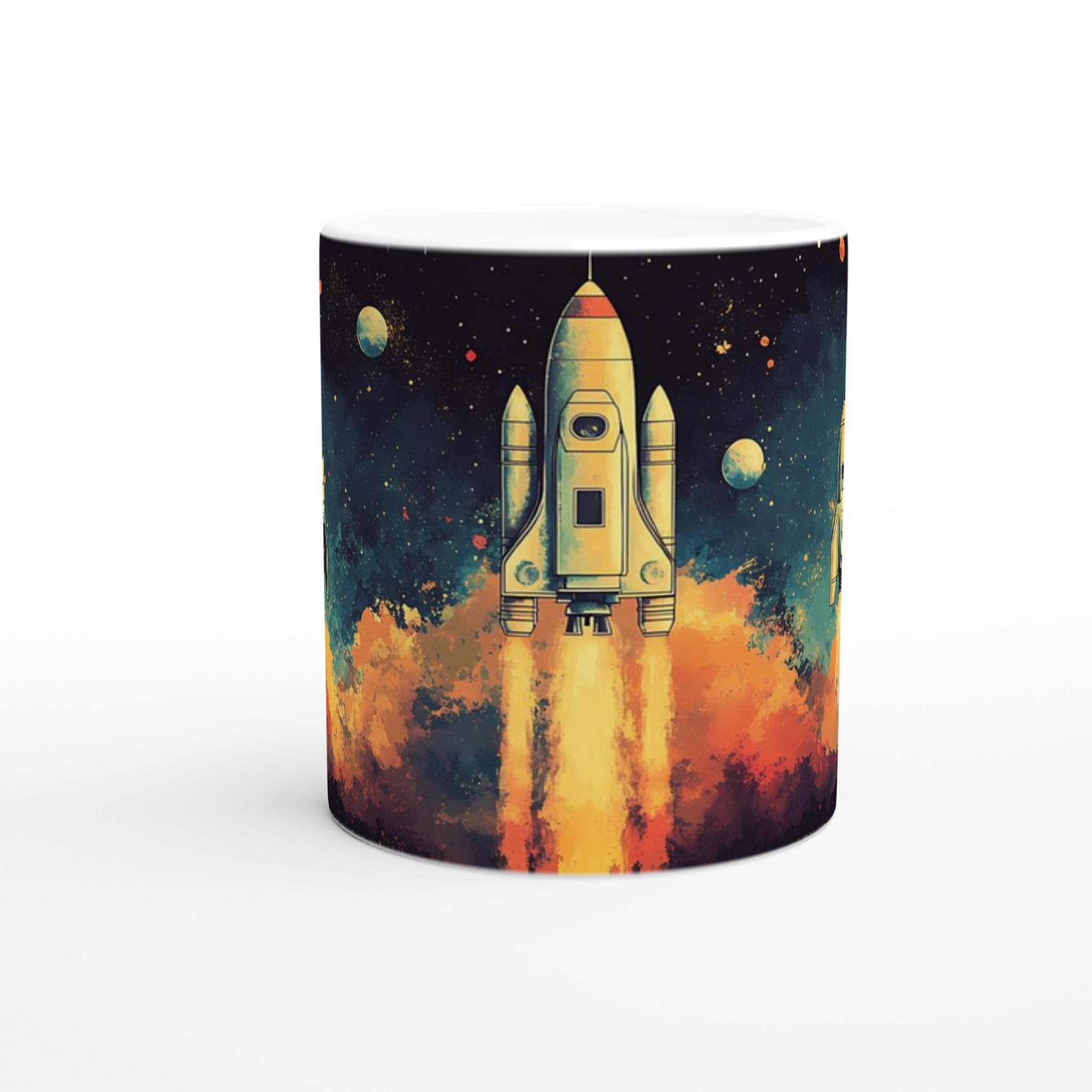 Space Voyage Keramikmugg - 11oz, Välj bland 7 Färger för Dina Intergalaktiska Äventyr 8 dc114127-b0fd-40cf-933c-be4edb5a32d9