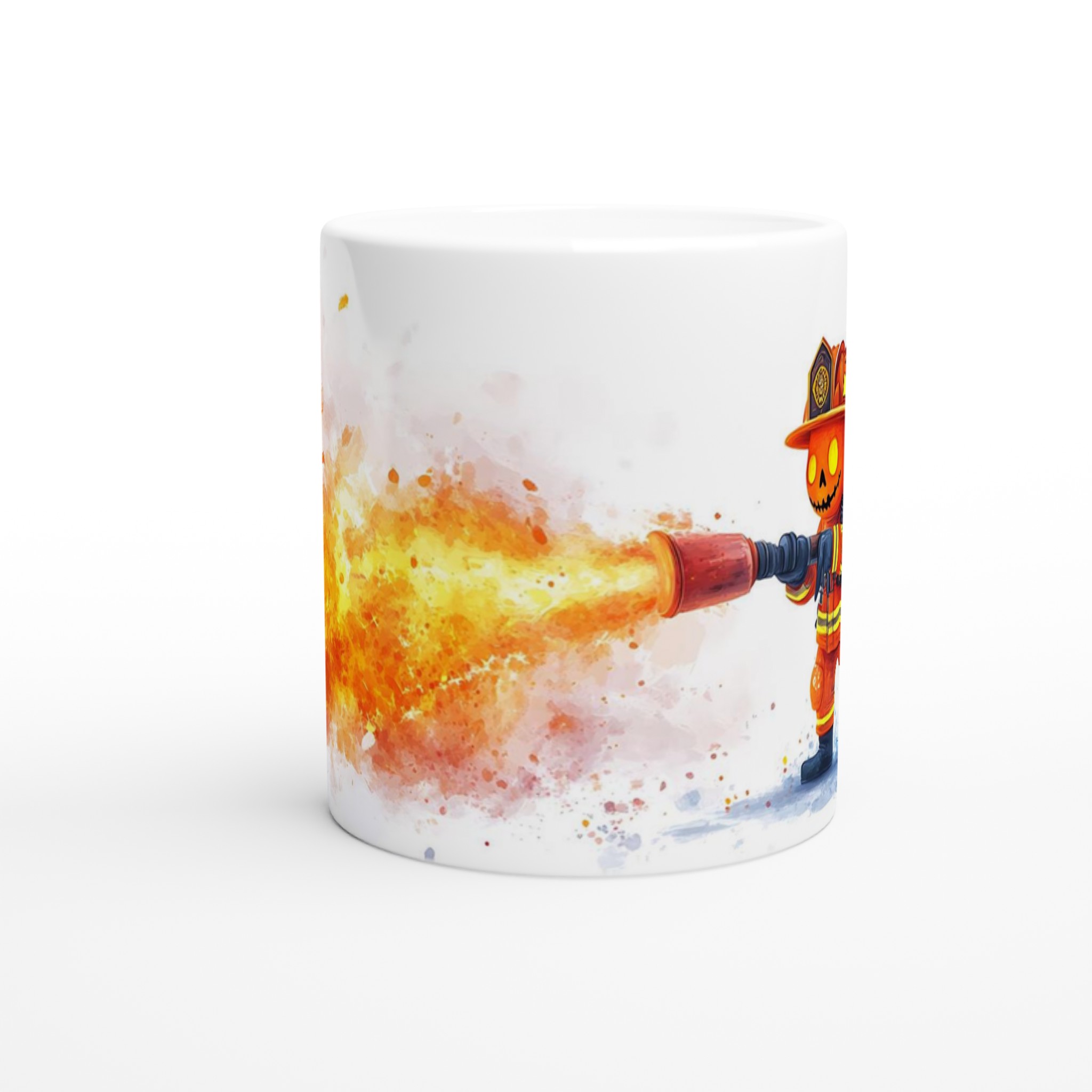 Busig Pumpa Brandman Mugg - 11oz Keramikmugg i ditt val av 7 färger 8 dc3d860c-40ec-4c94-a719-435bba296dfc