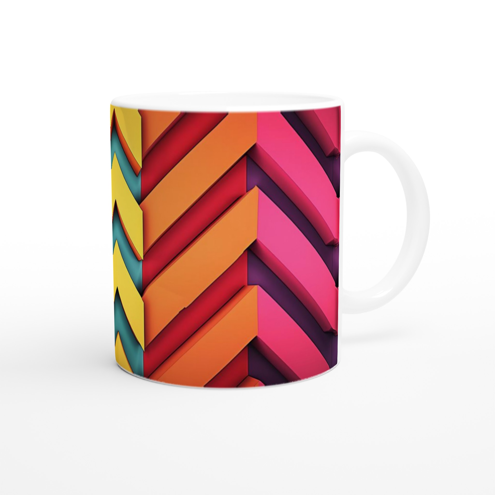 Färgsprakande 11oz Keramisk Mugg – Ge Liv Åt Dina Drycker Med En Klick Färg! 9 dc744f5e-c8da-4558-9564-8625ff8427b6