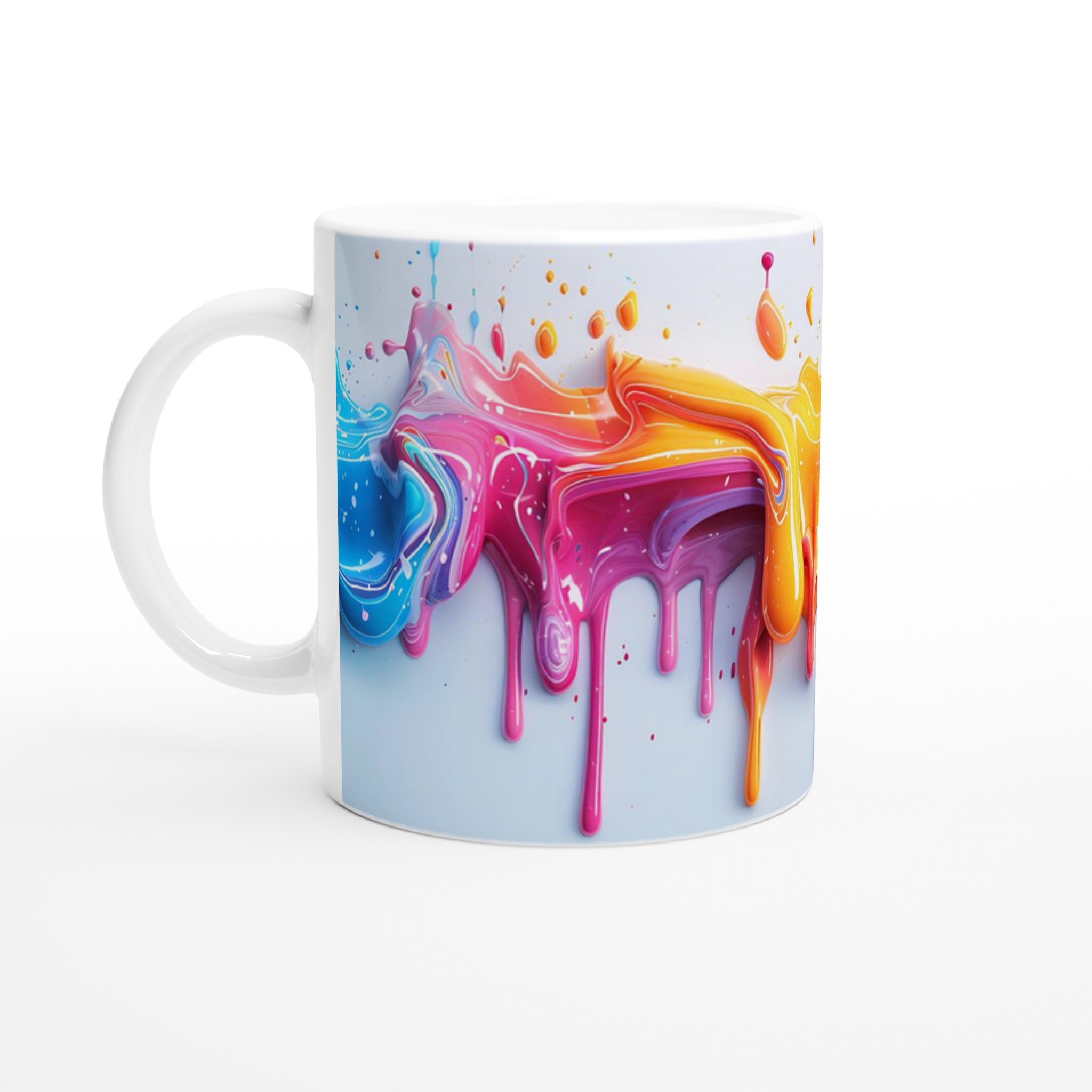 Färgsprakande 11oz Keramisk Mugg – Lyfter Din Stund med Kaffe eller Te 1 dc7760c9-0340-45f3-b268-31e4a1fc59ac
