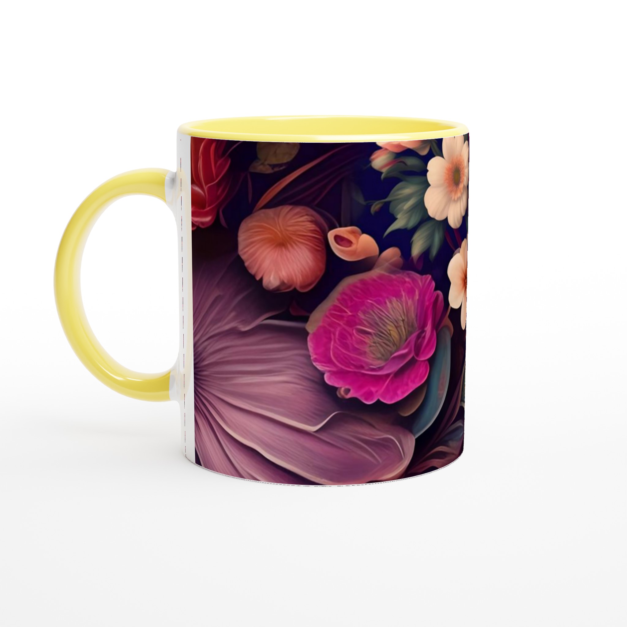 Elegant Floral Ceramic Mug 11oz – Vibrant Colors to Brighten Your Day 3 dc8307a3-2009-4fa2-b0f2-204aa7780797