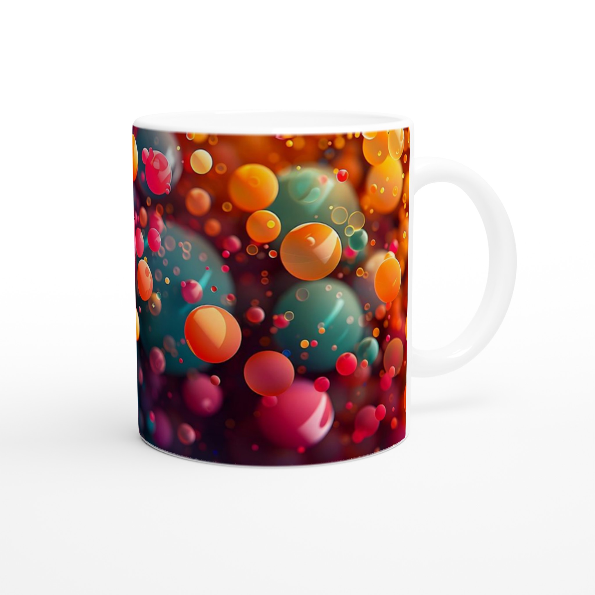 Bubblig Mugg med Klara Färger – 11oz Keramisk Kaffemugg i 7 Livfulla Nyanser 9 dc92a259-7c11-4302-b0ae-857c3d3e1241