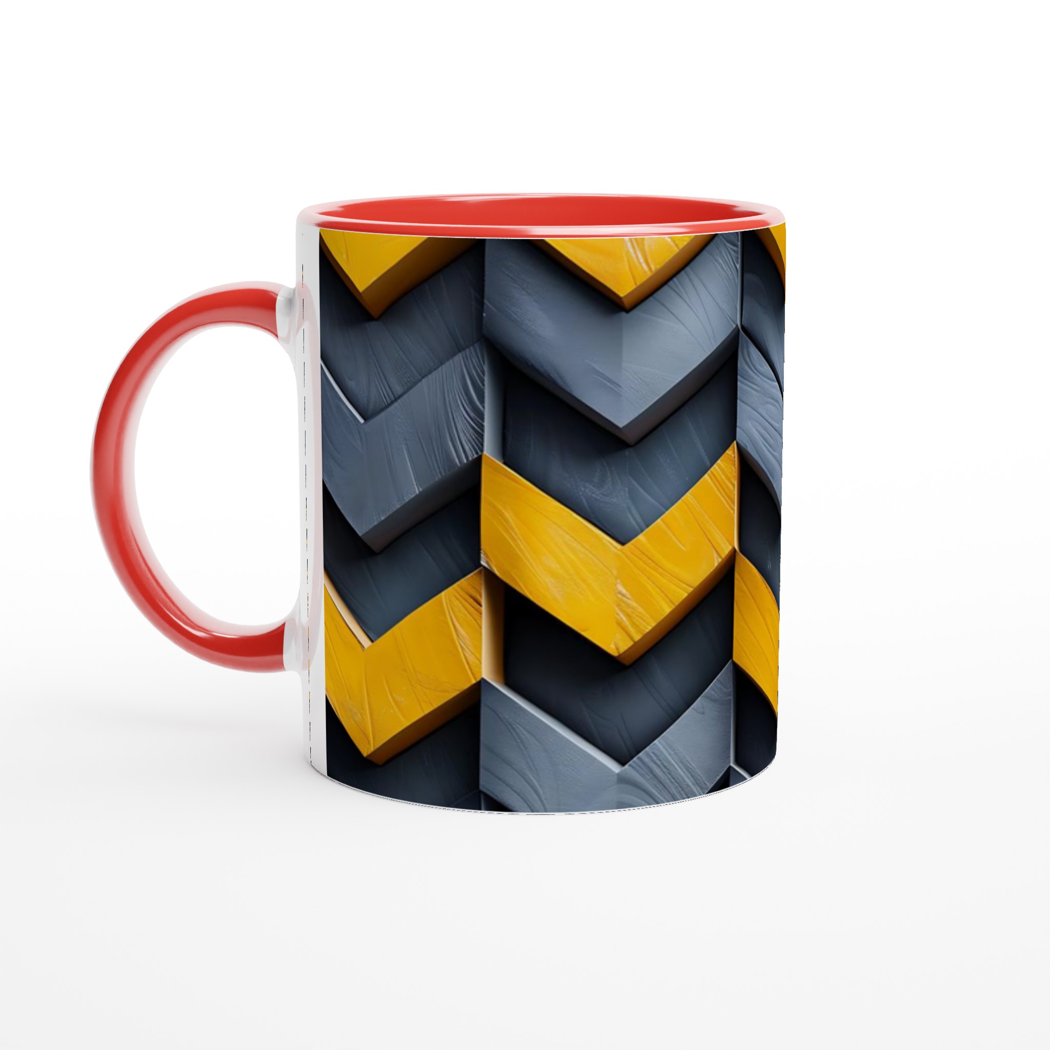 Abstrakt Chevron Mugg - Moderna Linjer och Levande Färgval 5 dca69aec-bd07-4ec8-9211-096aeceb4e6a