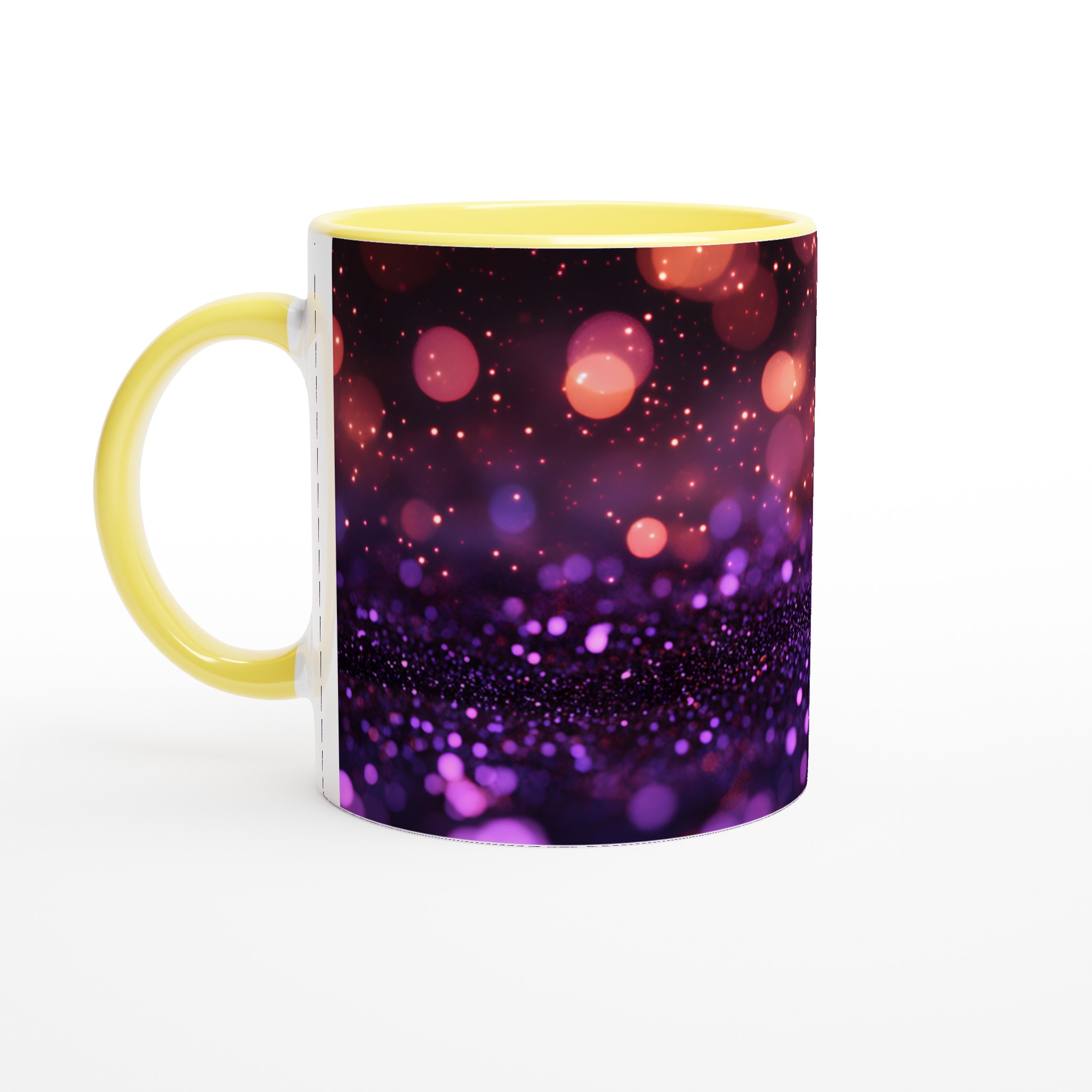 Magisk 11oz Keramikmugg – Strålande Bokeh-design i Lila & Rosa – Välj din färg! 3 dca80a30-fe11-43c4-ac8c-33ddf2c1ba56