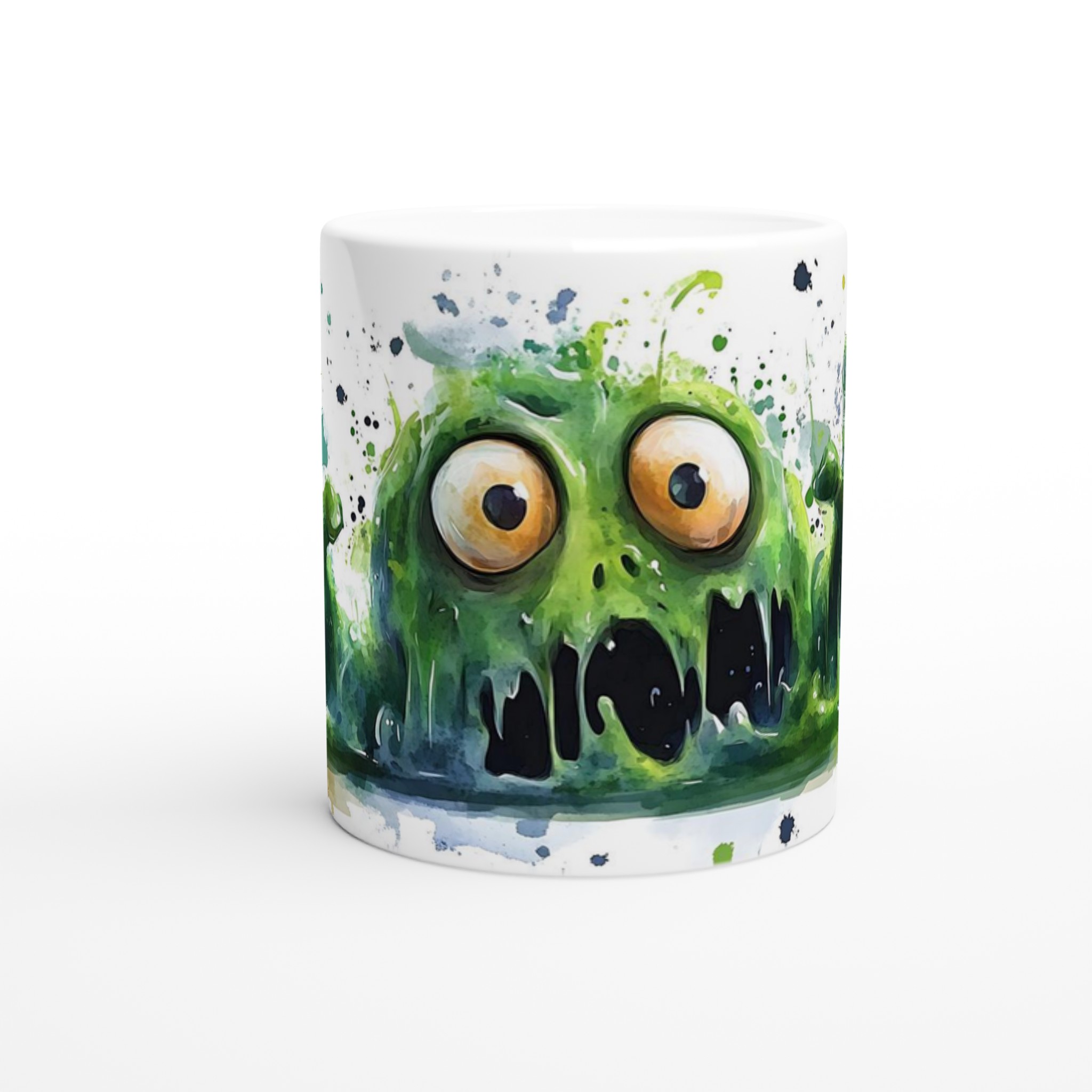 Sleazy Slime Monster 11oz Keramisk Mugg – I Din Valfria Färg 8 dcab1b37-3dc4-40c4-a047-bf49485a8d27